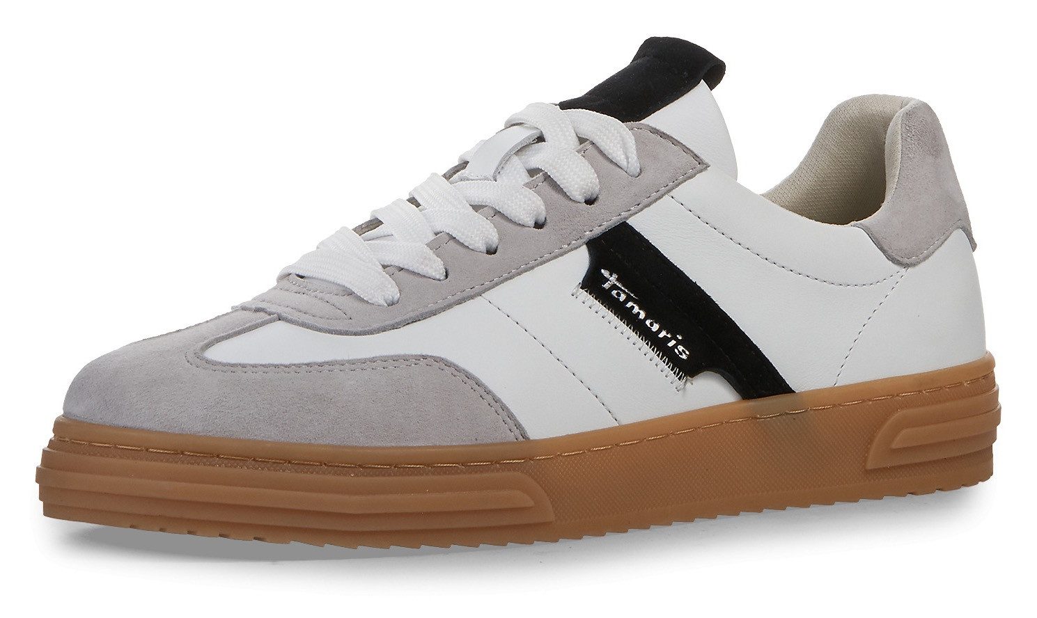 Tamaris Plateausneaker, Schnürschuh, Halbschuh, Freizeitschuh mit gepolstertem Schaftrand