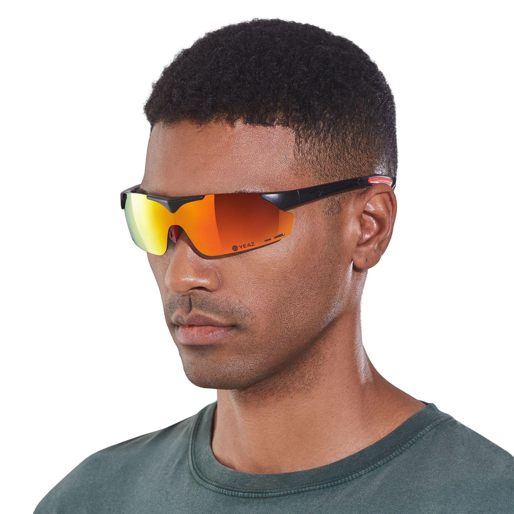 YEAZ Sportbrille SUNUP set magnet-sport-sonnenbrille, Sport-Sonnenbrille mit Magnetsystem