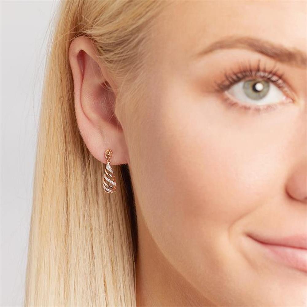 Unique Paar Ohrstecker Diamant Ohrringe ...