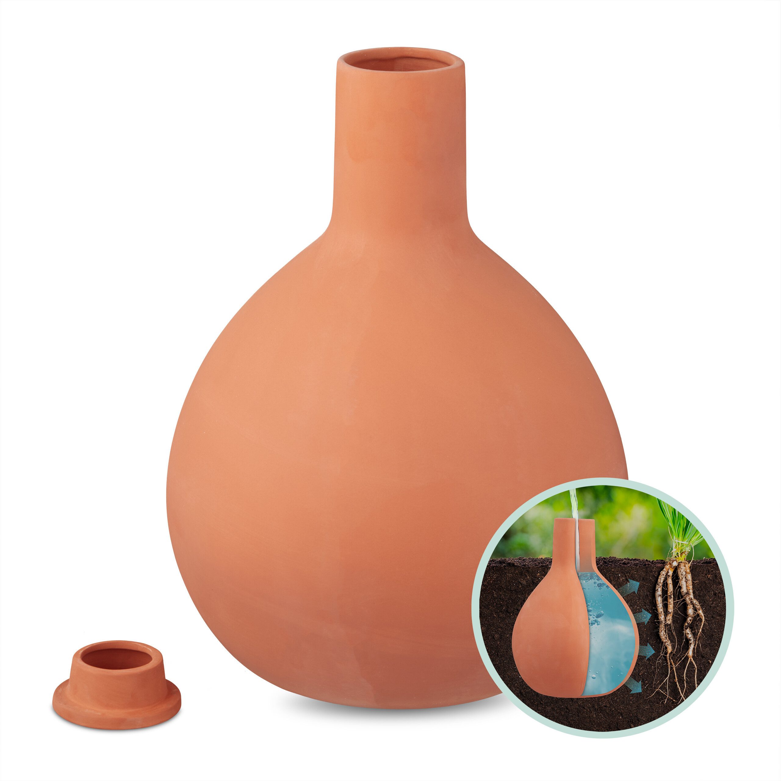 relaxdays Bewässerungssystem Olla zur Bewässerung 7,5 Liter, (1-tlg)