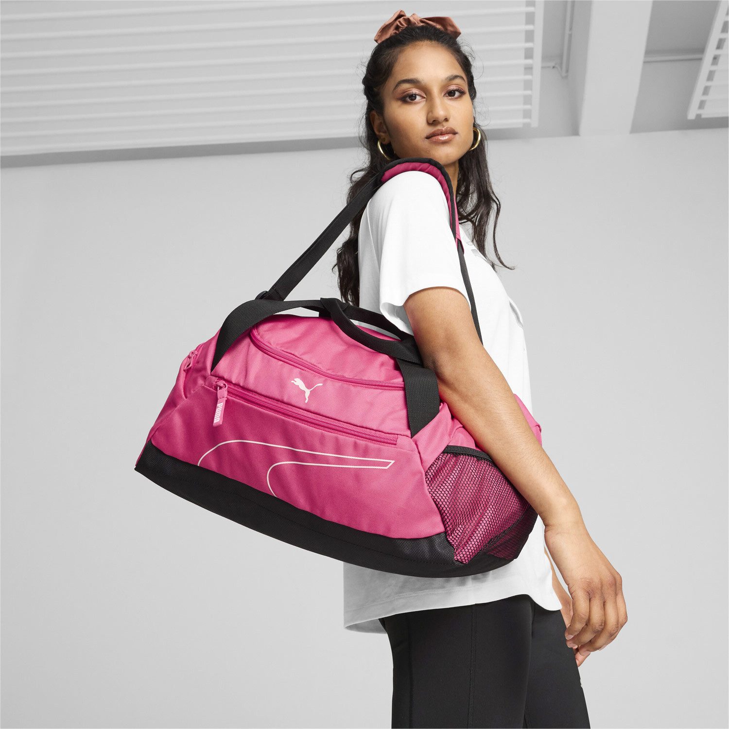 PUMA Reisetasche Puma Sporttasche S Fundamentals Sports Bag pink