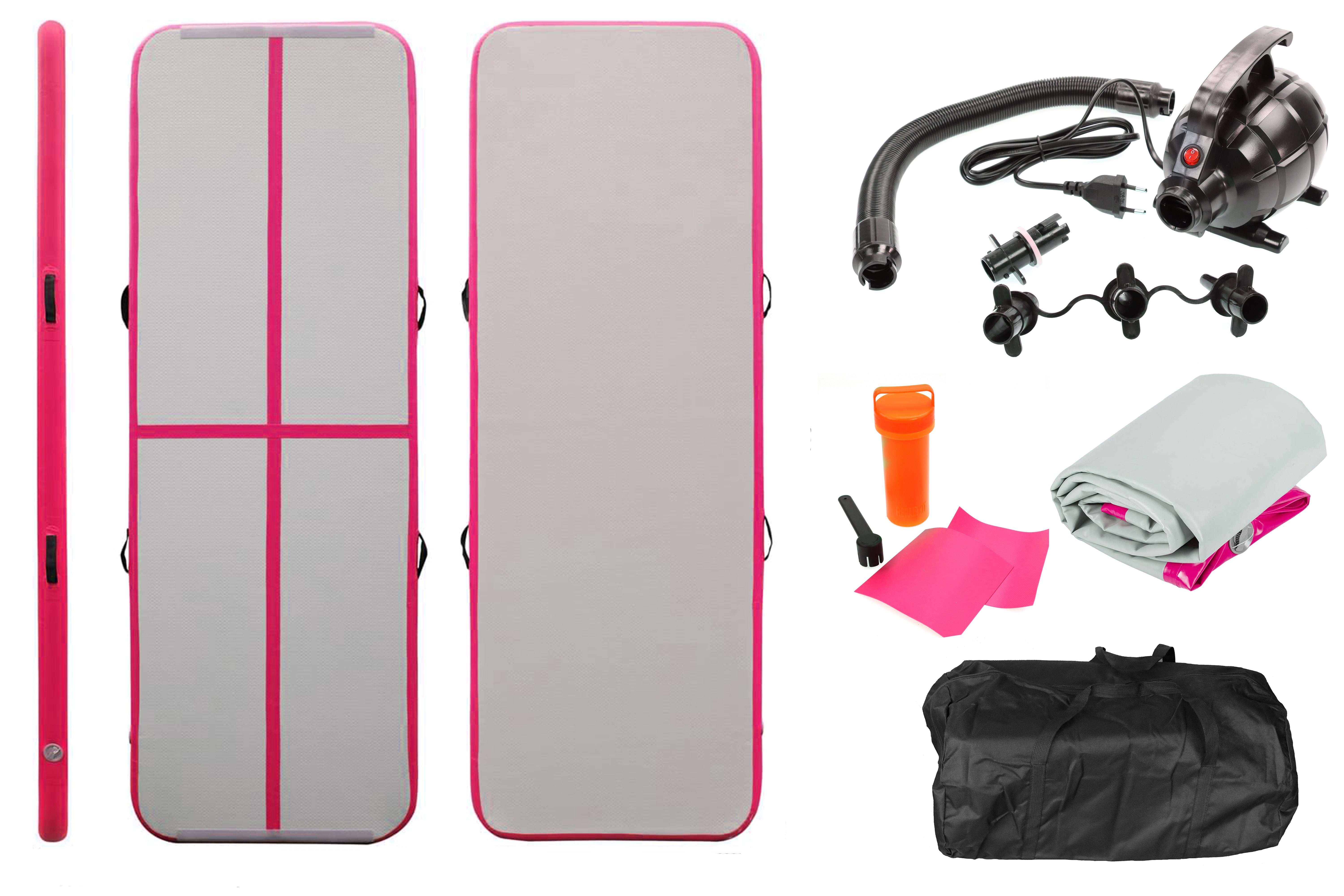 ELLUG Bodenturnmatte Airtrack/Turnmatte, aufblasbar, L.: 3/4/5m H.: 10/20cm