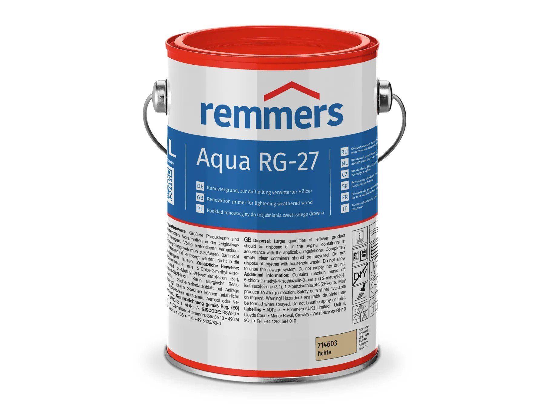 Remmers Holzgrundierung Aqua RG-27-Renoviergrund