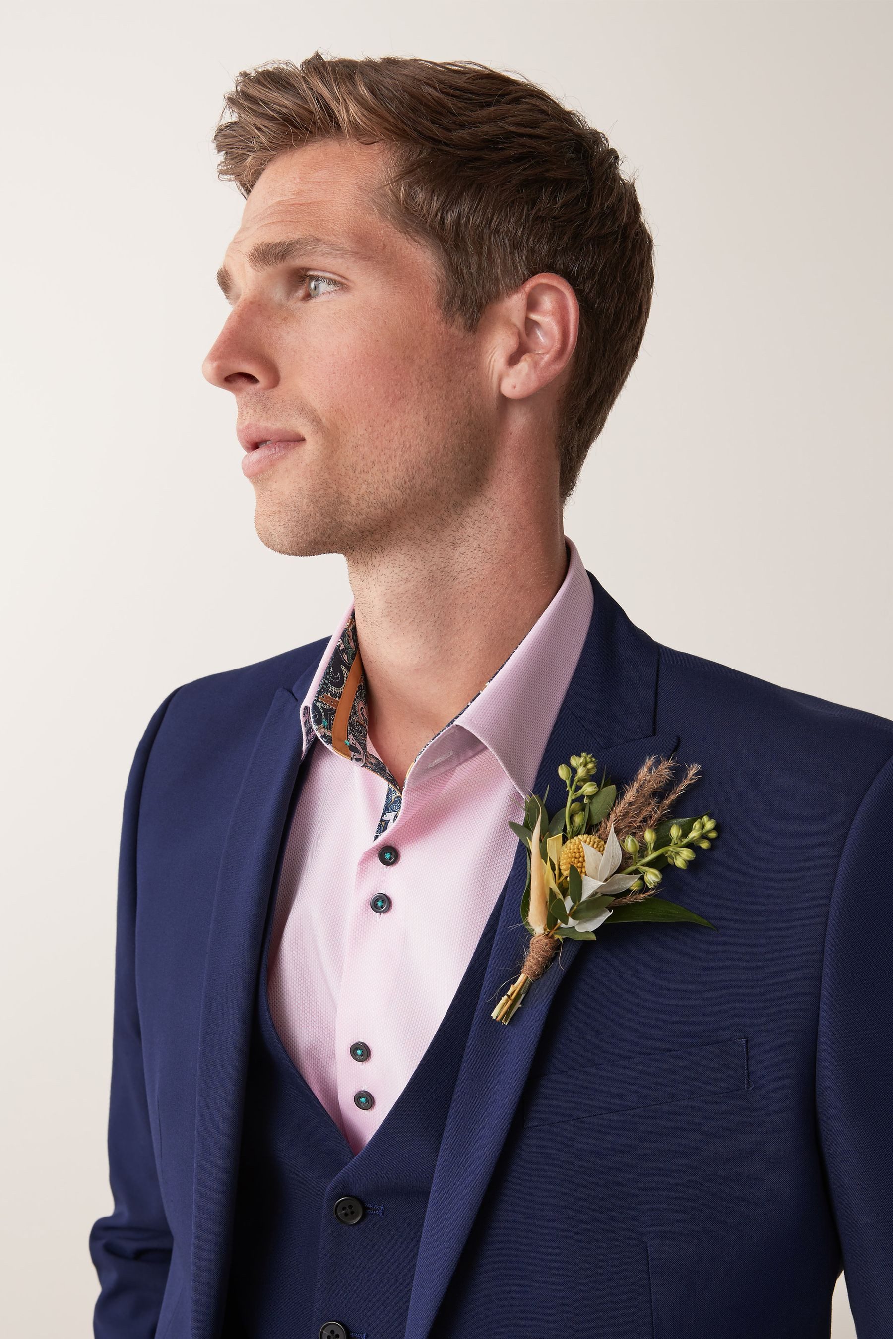 Next Baukastensakko Tailored Fit Anzugjacke mit zwei Knöpfen (1-tlg)