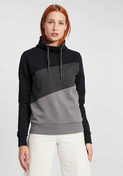 OXMO Hoodie OXAgda Sweatpullover mit Stehkragen