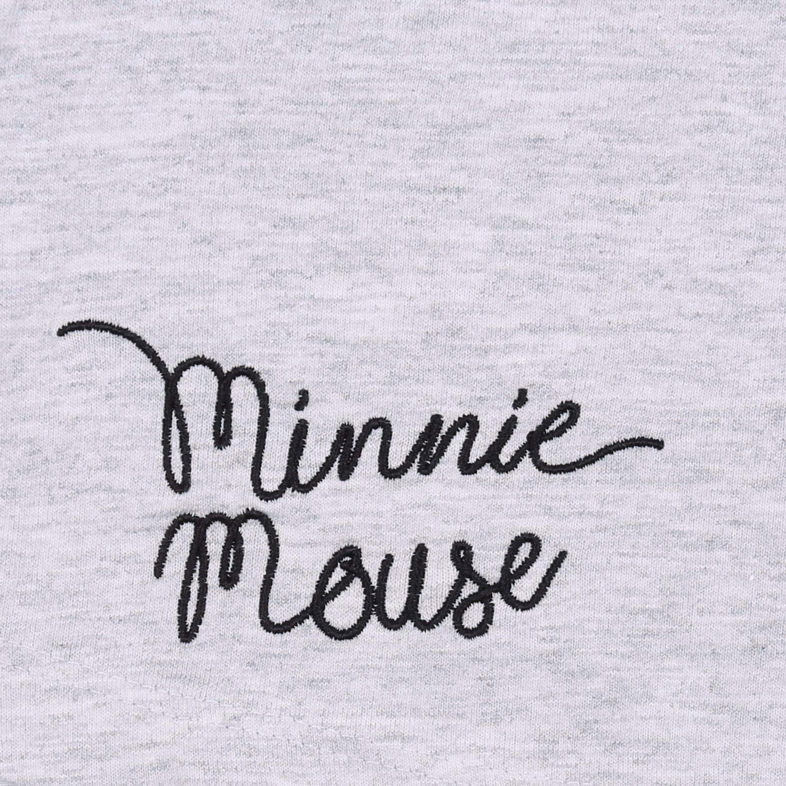 Disney Nachthemd DISNEY Nachthemd Damen – Minnie Mouse, Kurzarm, Grau Meliert