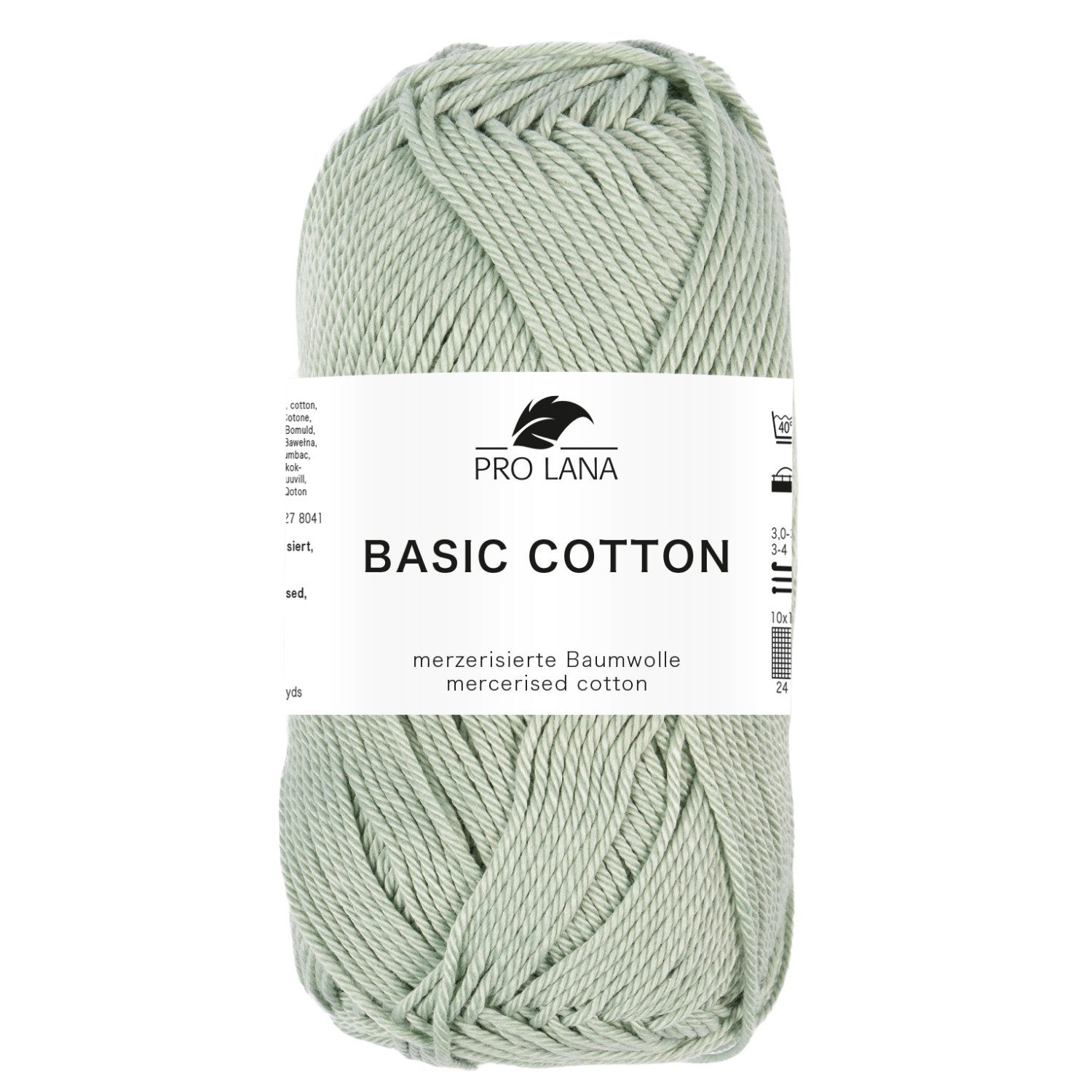 Pro Lana Pro Lana BASIC COTTON Baumwollgarn 50 g Häkelwolle, 125 m (Perfektes Baumwoll-Garn für leichte Pullover, Mützen und Accessoires), 50 g