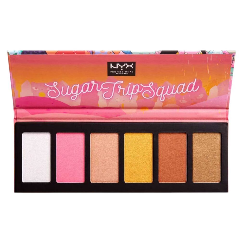 Nyx Professional Make Up Concealer-Palette Limited Edition Sugar Trip Squad Highlighter Palette 30g