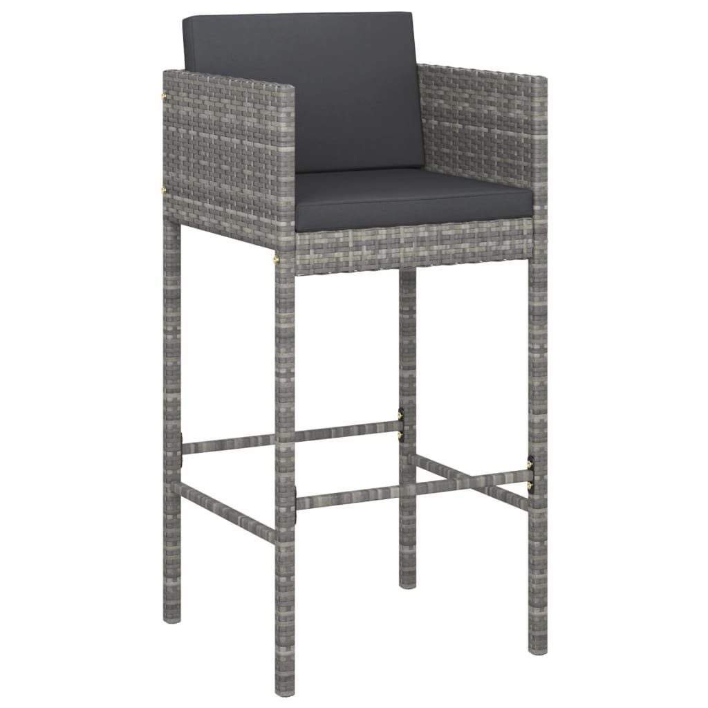 vidaXL Gartenlounge-Set 5-tlg. Gartenbar-Set mit Kissen günstig online kaufen