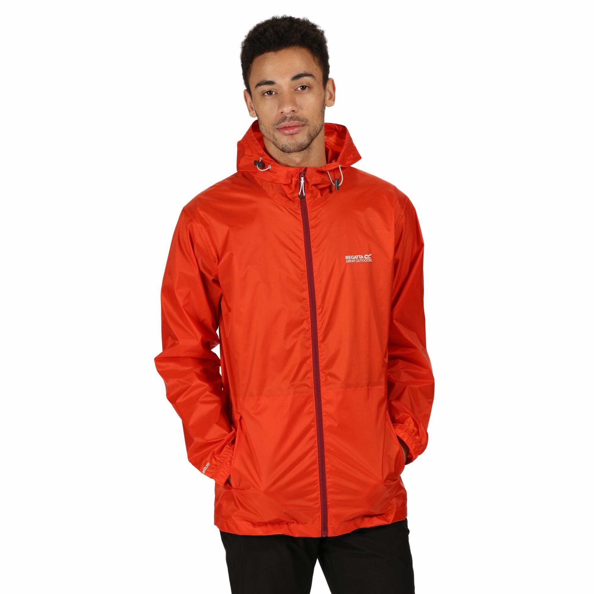 für Regatta Salmon Packbeutel Burnt Pack-It Regenjacke mit Herren, III