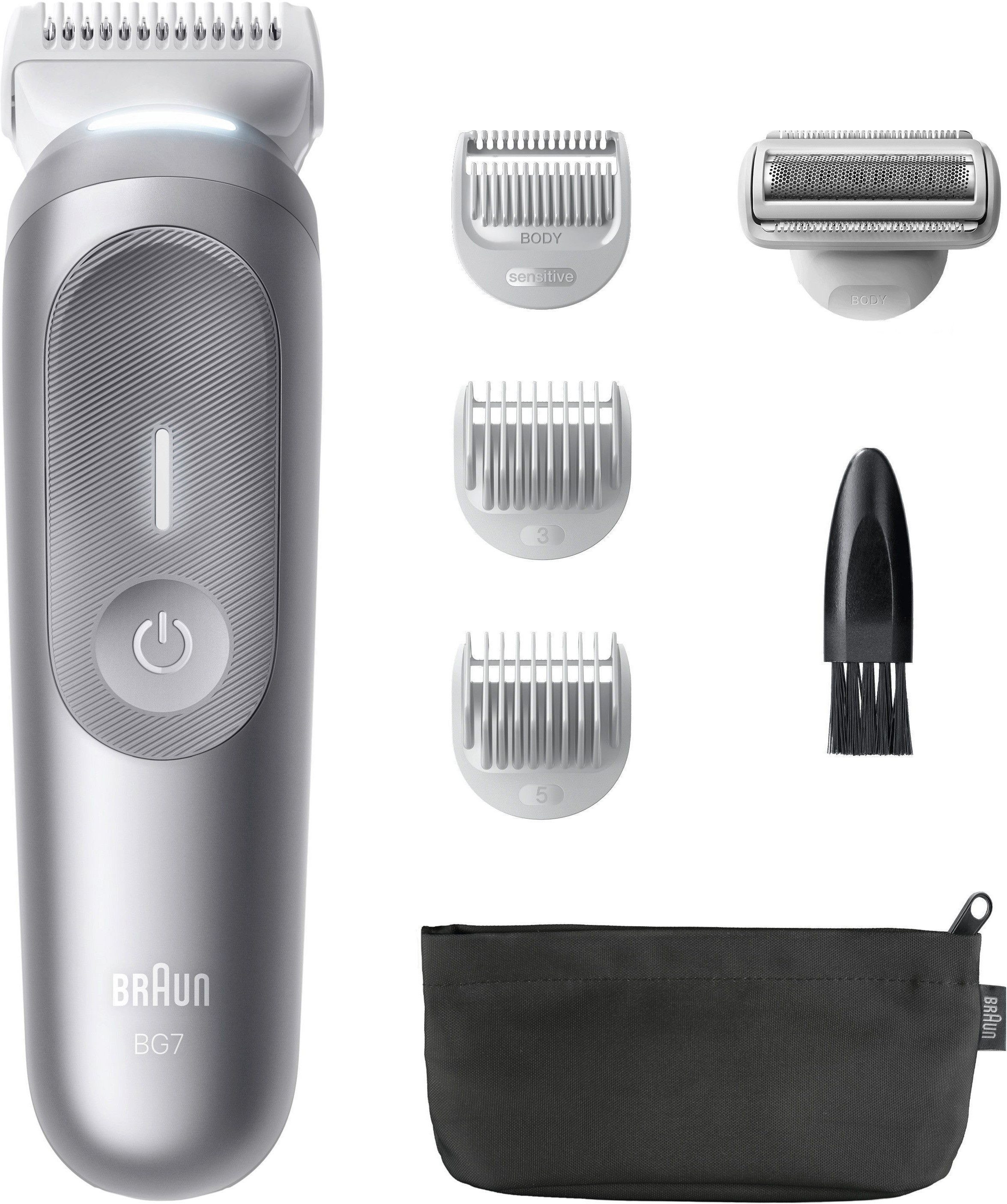 Braun Haarschneider Body Groomer BG7550, mit Smartlight & SkinGuard, 100 Min Akku, wasserdicht – Bild 2 von 5