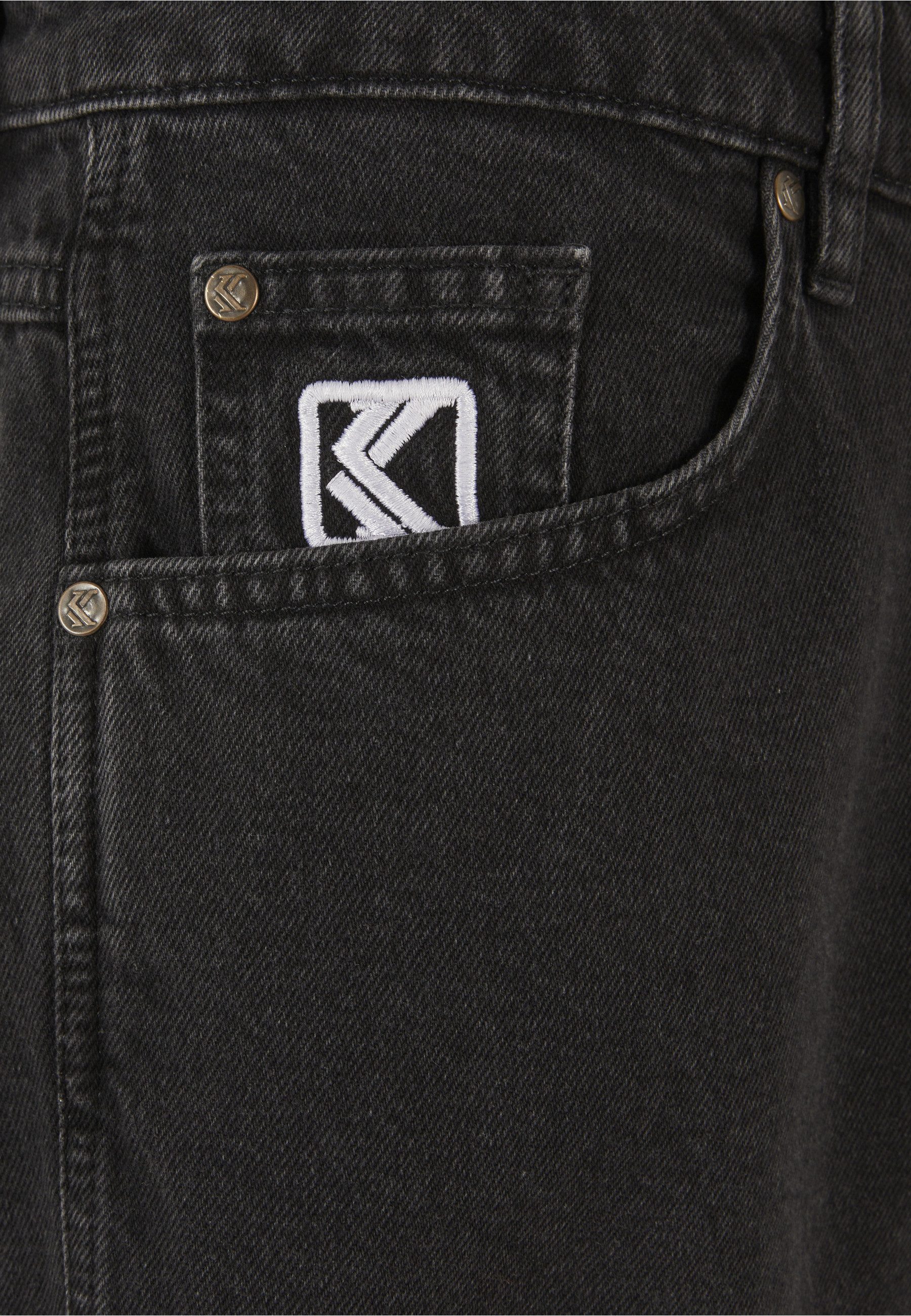 Karl Kani Straight-Jeans Karl Kani Small Signature Tapered Five Pocket Denim