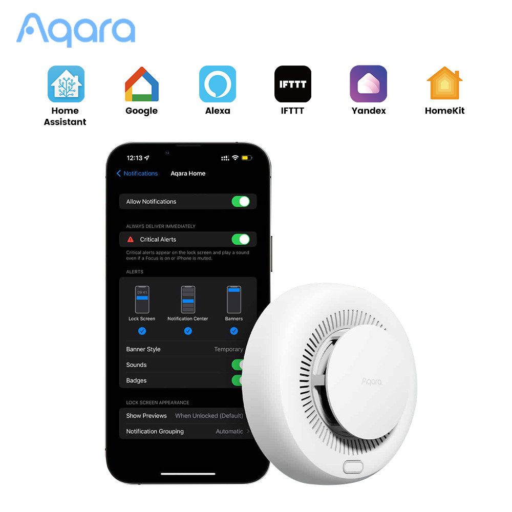 10 jährige Lebensdauer, intelligenter Zigbee Smart Home Rauchmelder