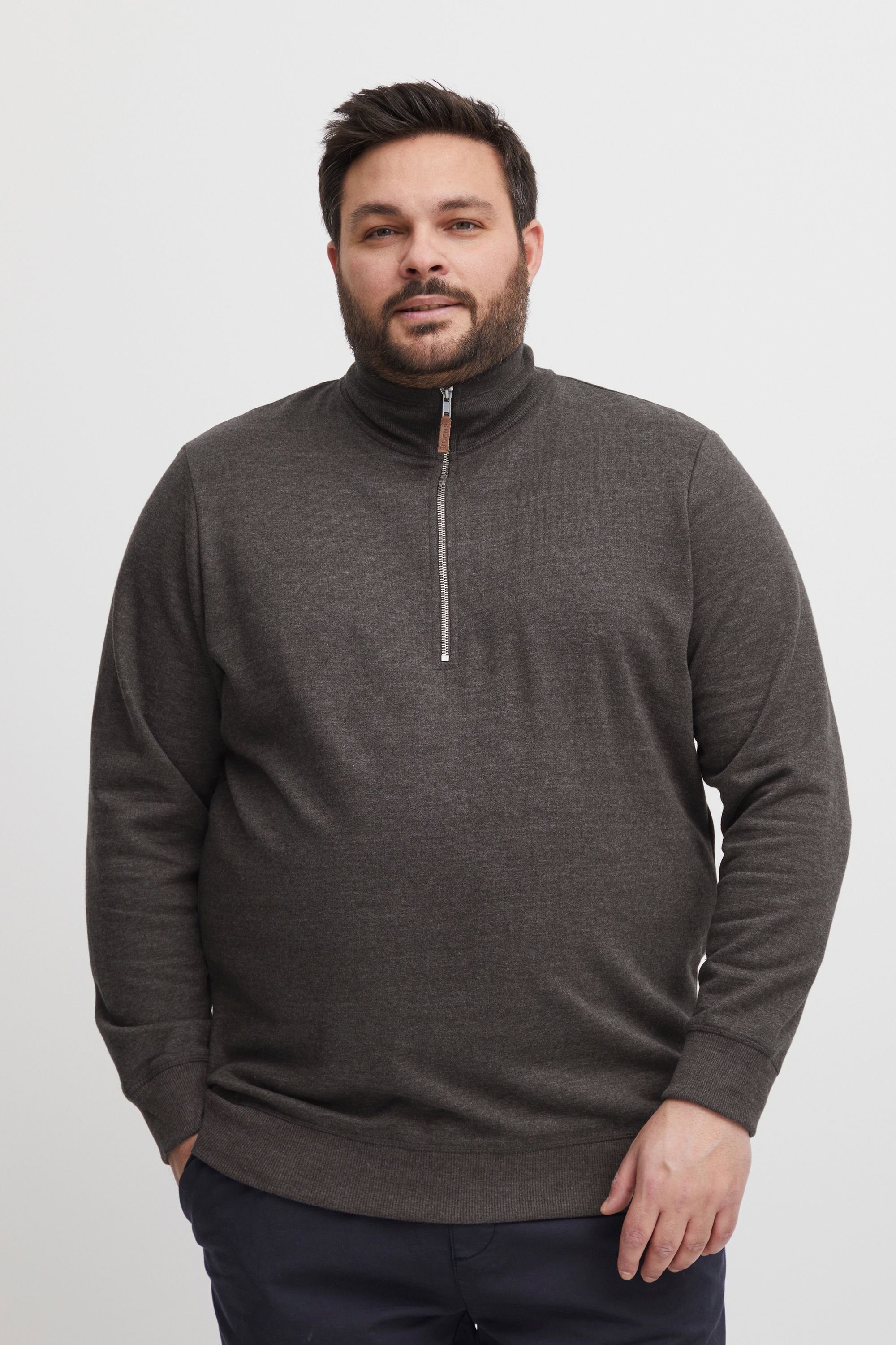 Blend Troyer BHAliere Big & Tall Stilvoller Sweat-Troyer mit Stehkragen in großen Größen