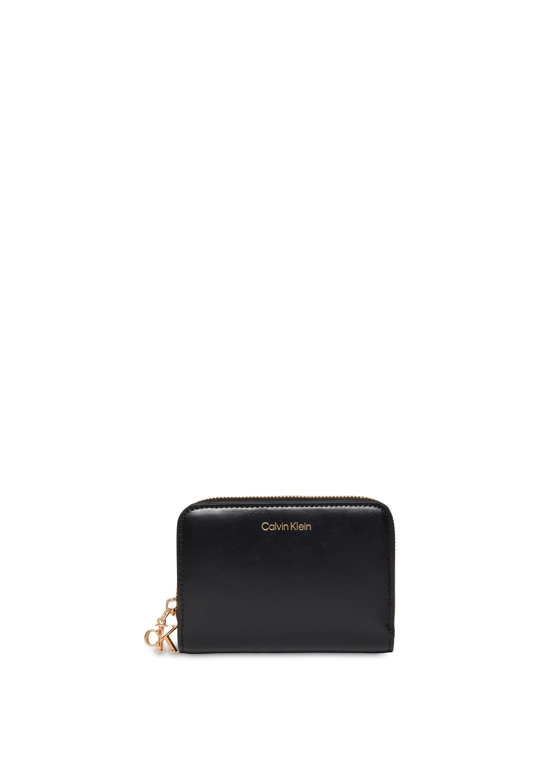 Calvin Klein Geldbörse CK PULLER MEDIUM FLAP ZIP AROUND, Damen Geldbörse, Portemonnaie mit CK-Schmuck-Logo
