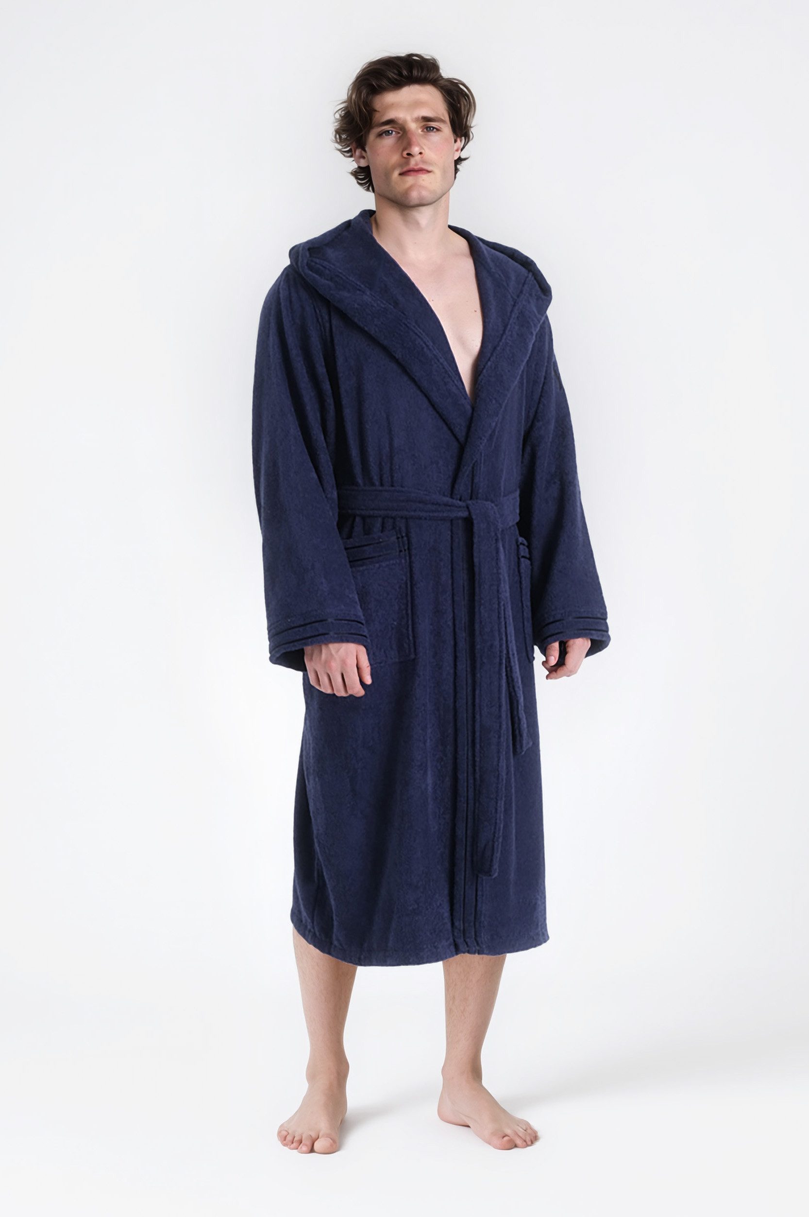 Bruno Banani Herrenbademantel Clement, ideal für Sauna & Spa, Hotelbademant günstig online kaufen