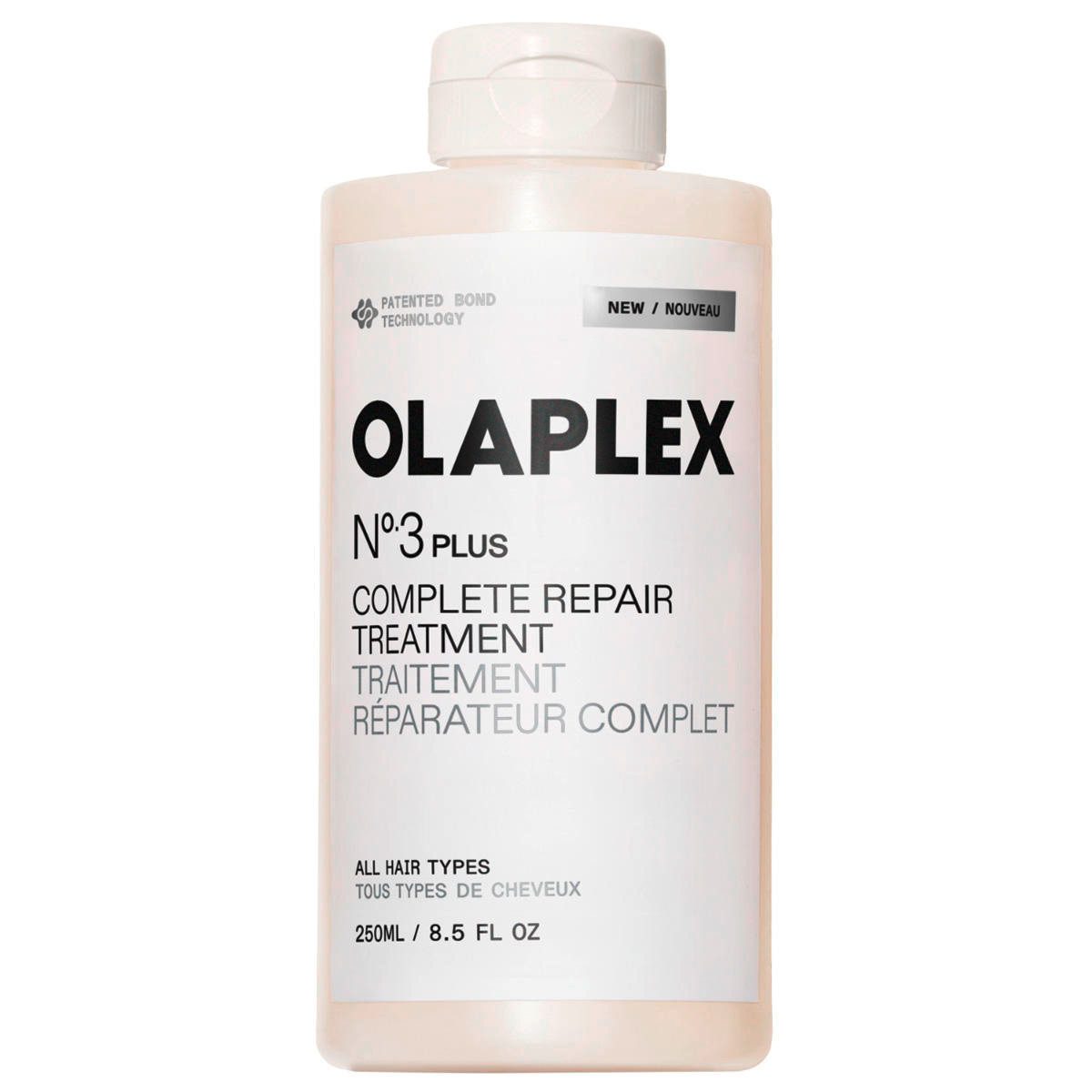 Olaplex Leave-in Pflege Olaplex No.3PLUS Complete Repair Treatment 250ml – intensive Reparatur, Packung, 1-tlg., Perfekt geeignet für geschädigtes Haar