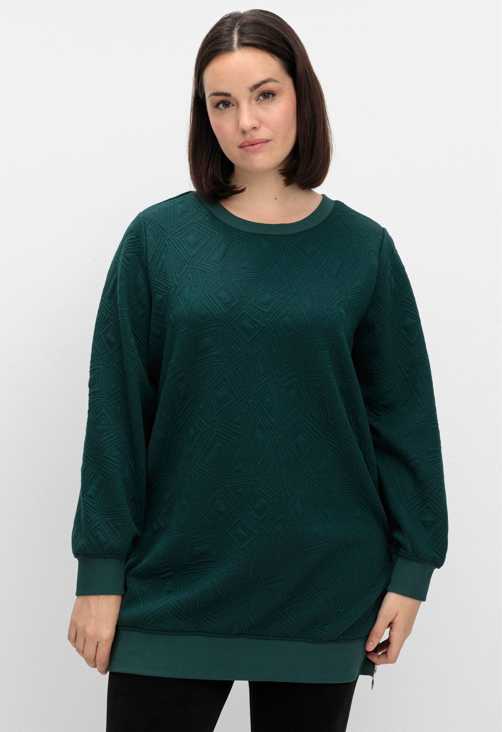 Sheego Sweater Longsweatshirt günstig online kaufen