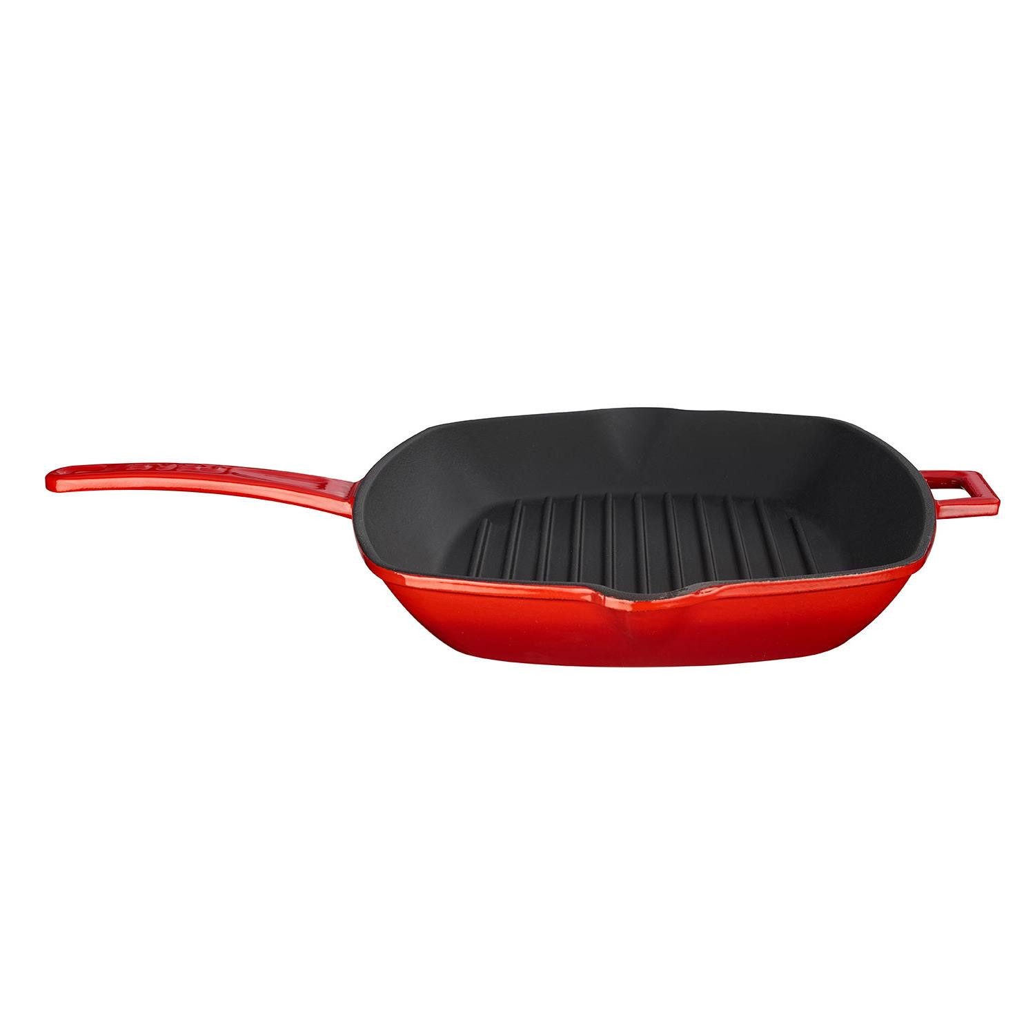 Grillpfanne LAVA Grillpfanne aus emailliertem Gusseisen, 26 x 32 cm, 2,25 Liter