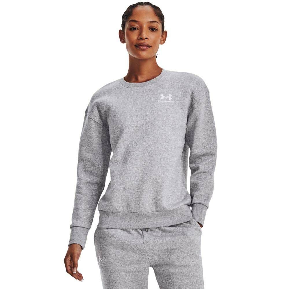 SHIRT Under (1-tlg) Light Sweatshirt Damen Armour® ESSENTIAL Gray Mod Sweatshirt FLEECE Heather 011