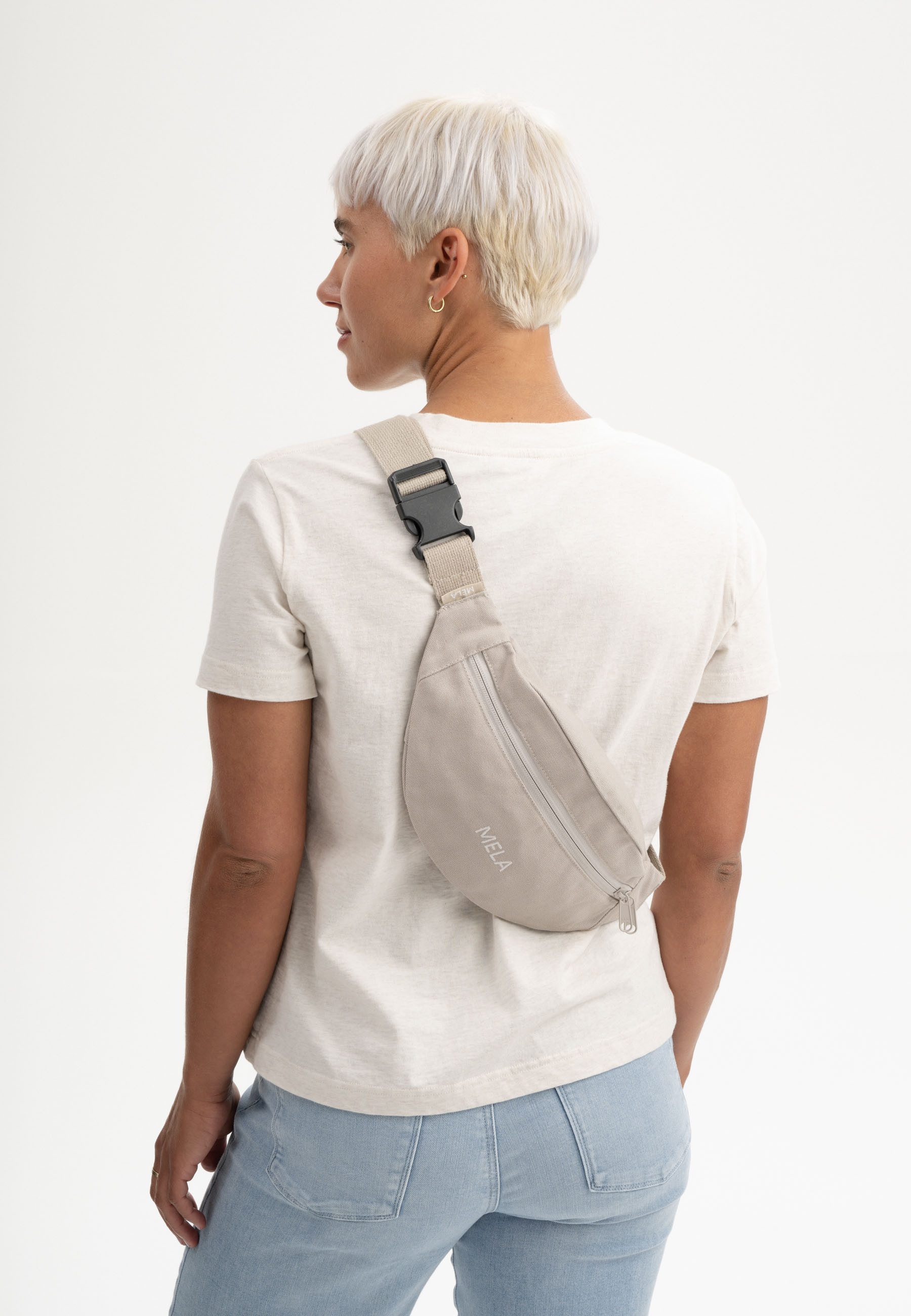 MELA Bauchtasche Bauchtasche Hip Bag, Hauptfach mit Reißverschluss
