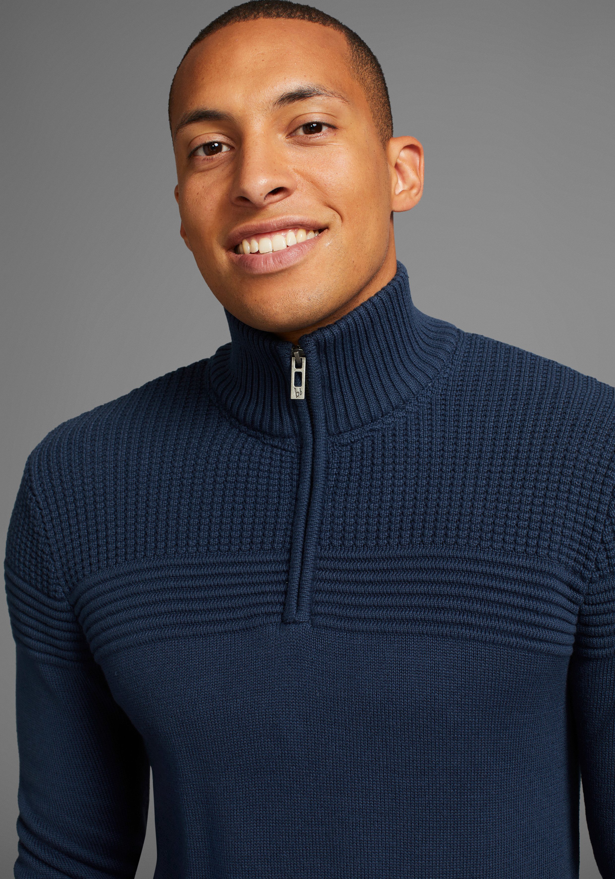 Bruno Banani Troyer mit Reißverschluss