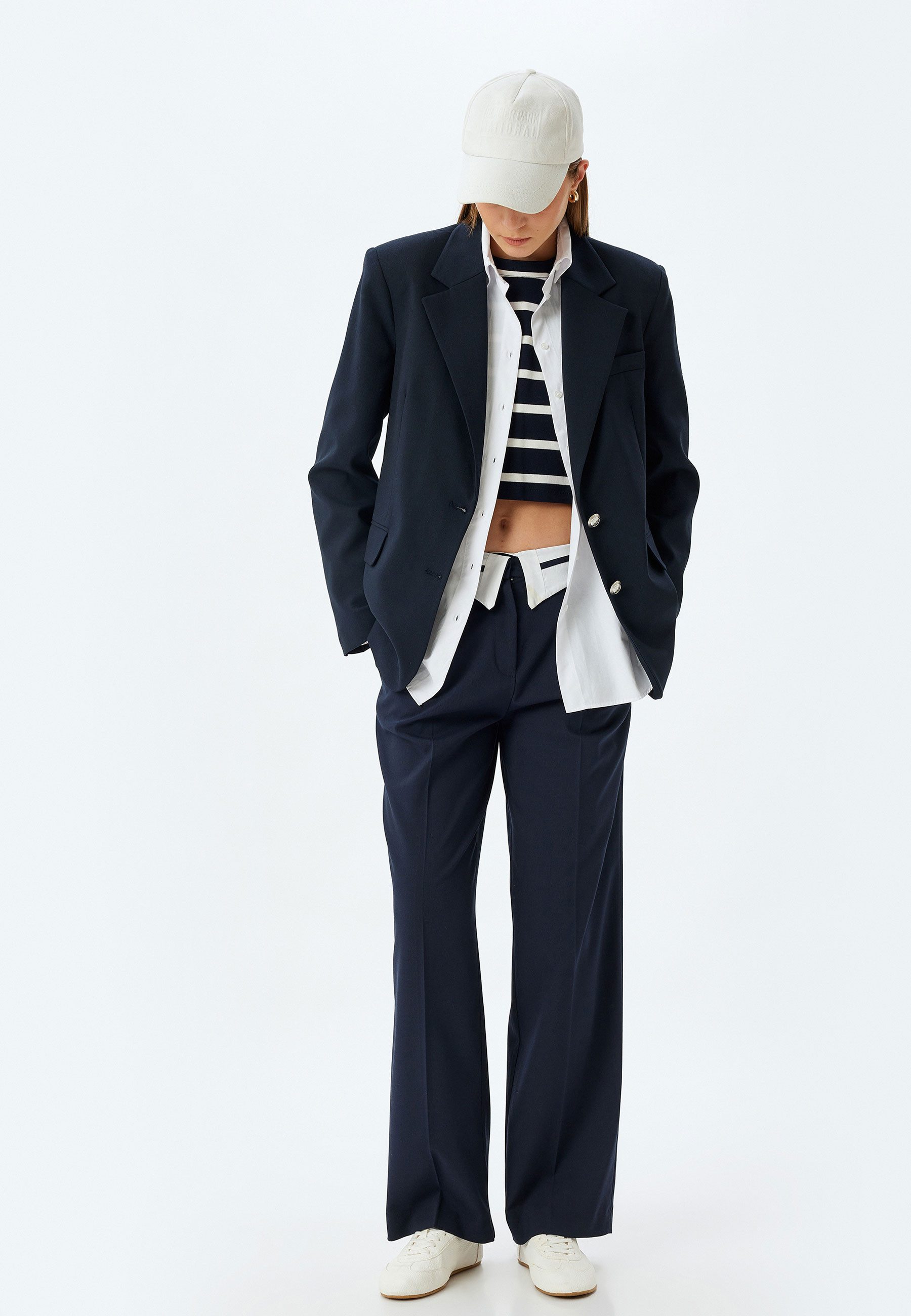 Koton Palazzohose Normale Leibhöhe Wide Leg günstig online kaufen