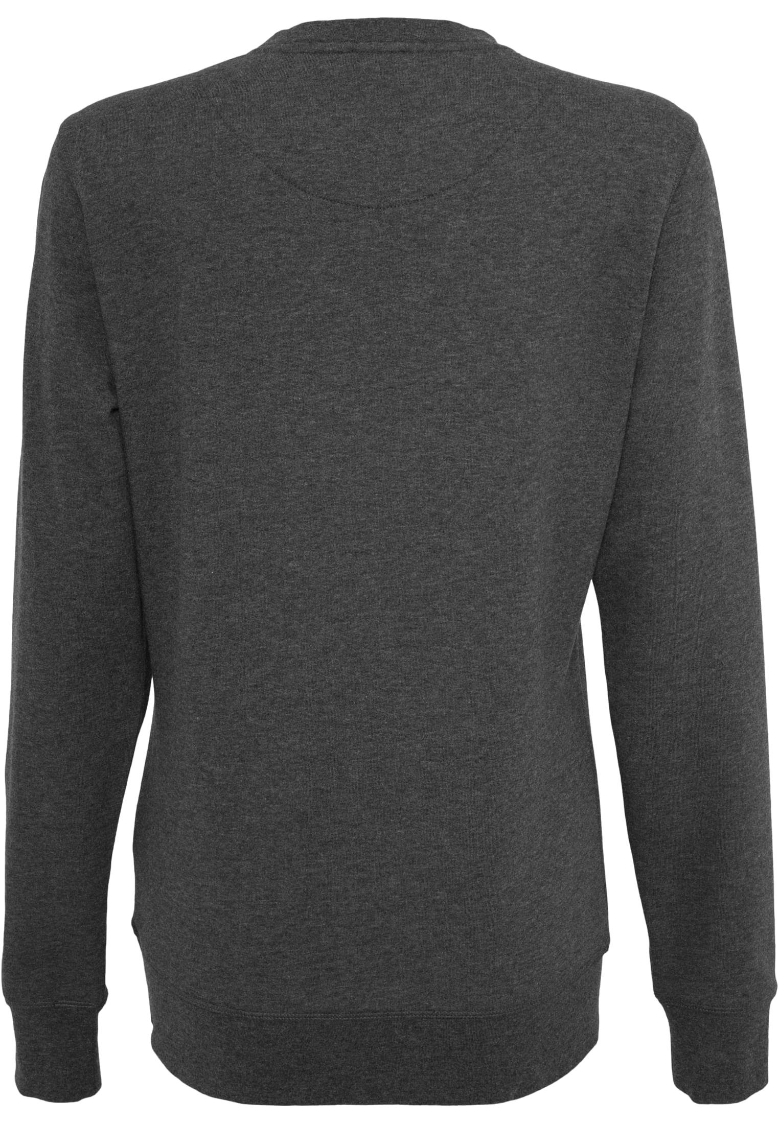 F-Word Sweater Ladies Crewneck Damen (1-tlg) charcoal MisterTee