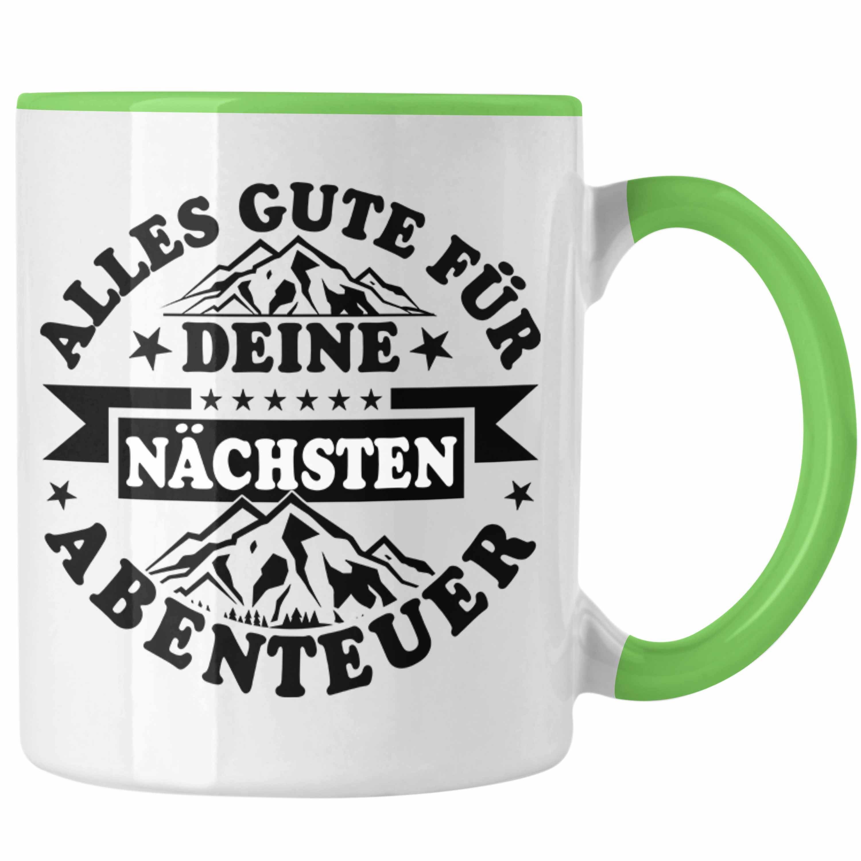 Trendation Tasse Abschied Tasse Geschenk Abschied Jobwechsel Abschiedsgeschenk Kollegin Grün