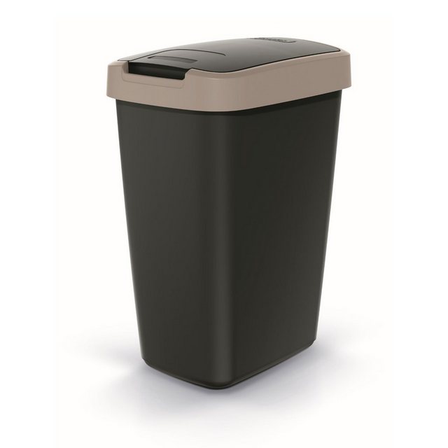 Keden Mülleimer “Compacta Q”, Abfallbehälter 12l mit Deckel KEDEN COMPACTA Q