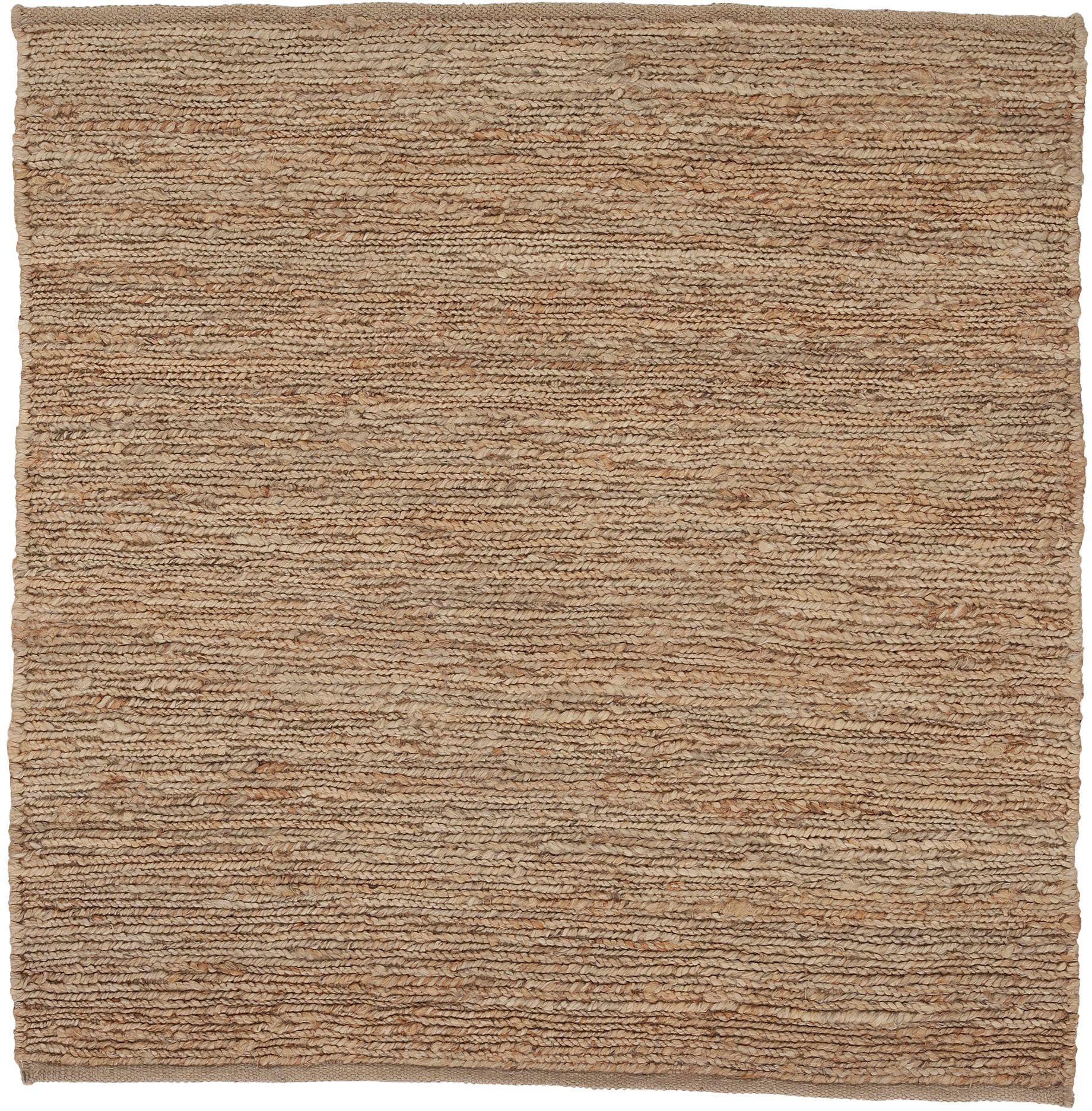 carpetfine Teppich Nala, Juteteppich aus Naturfaser, rechteckig, Höhe: 9 mm, aus 100% Jute, viele Größen und Formen, quadratisch, rund, Läufer