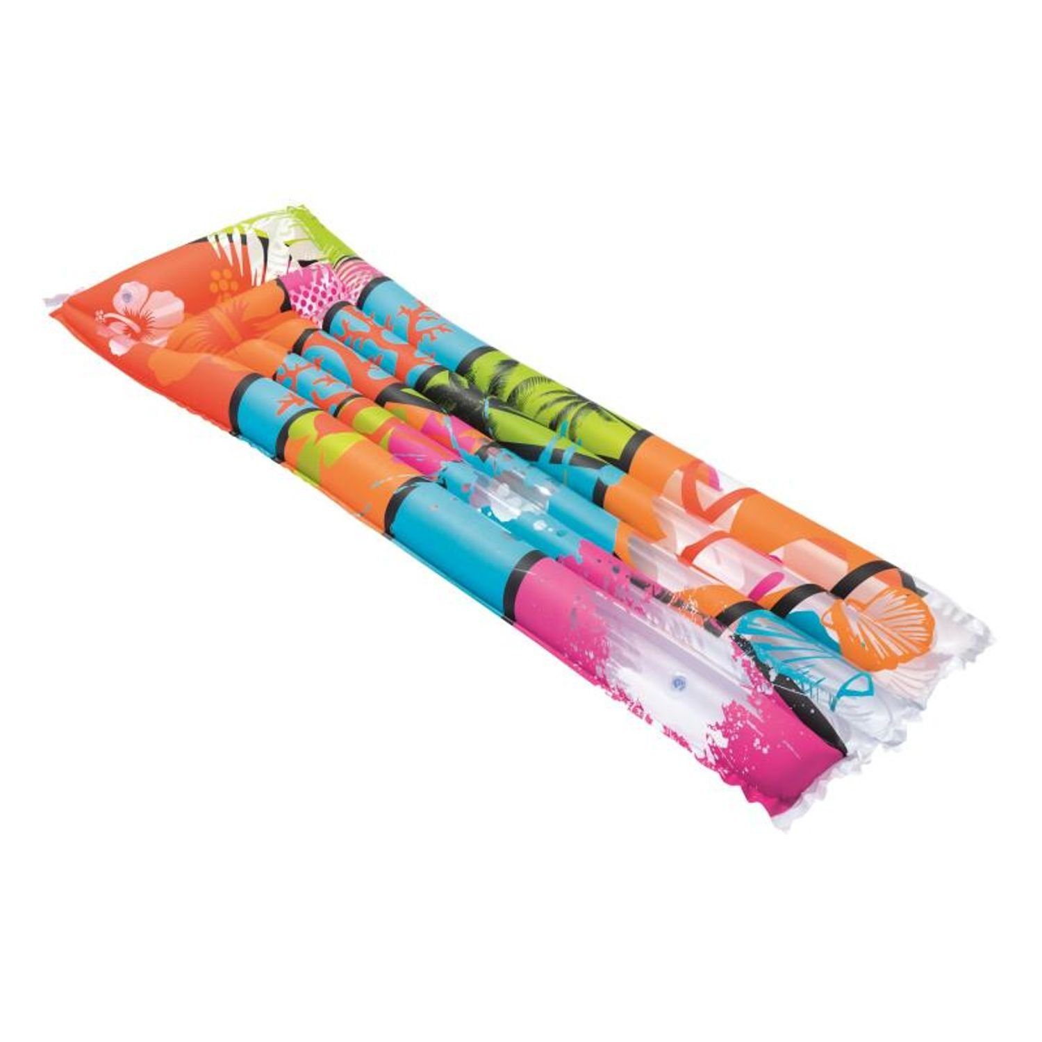 Bestway Luftmatratze Bestway Luftmatratze "Fashion" Pool bunt Schwimmen Vinyl 183x69cm