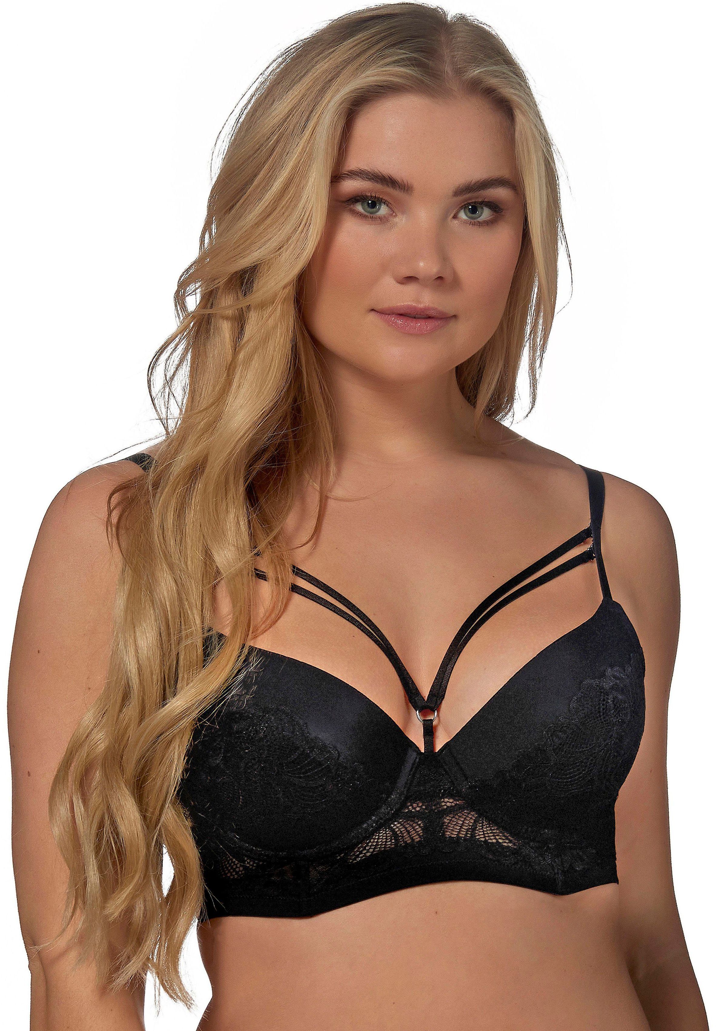 After Eden D-cup & up Bügel-BH TEXAS Cup D-G, Lace with metal detail