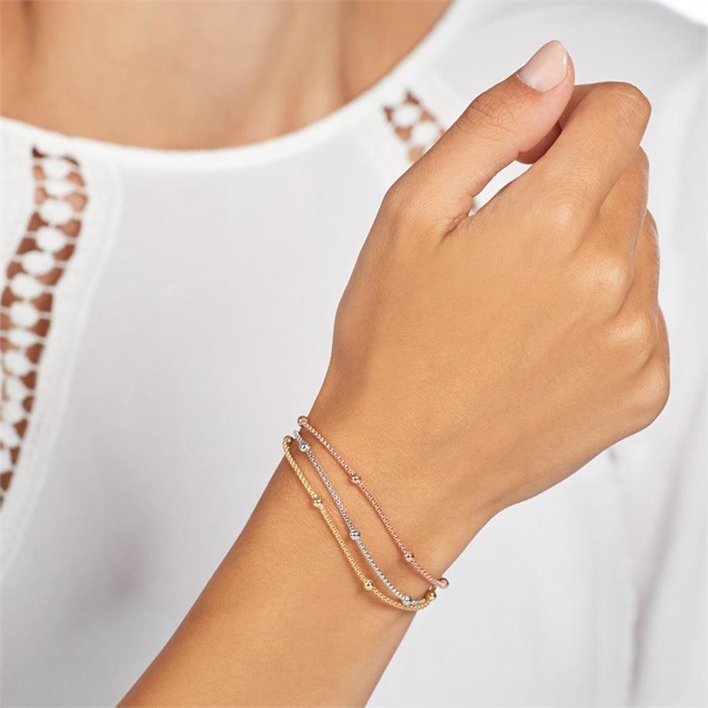 Unique Silberarmband 925er Silberarmband tricolor – Bild 2 von 5