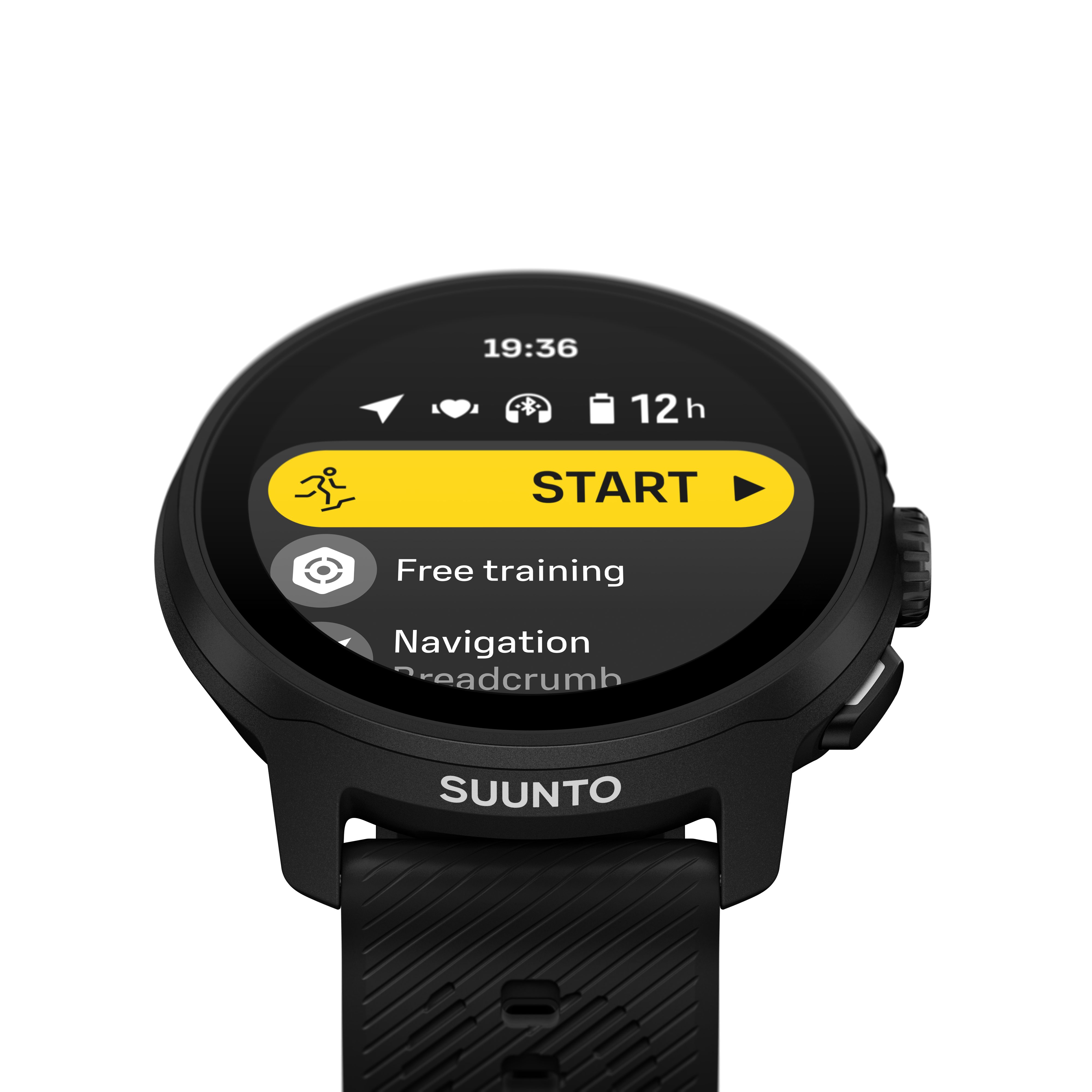 Suunto RUN Leichte Sportuhr speziell für Läufer Fitnessuhr (3,35 cm), Aktivitätsaufzeichnung, Herzfrequenz, Schlaftracking, MP3-Speicher