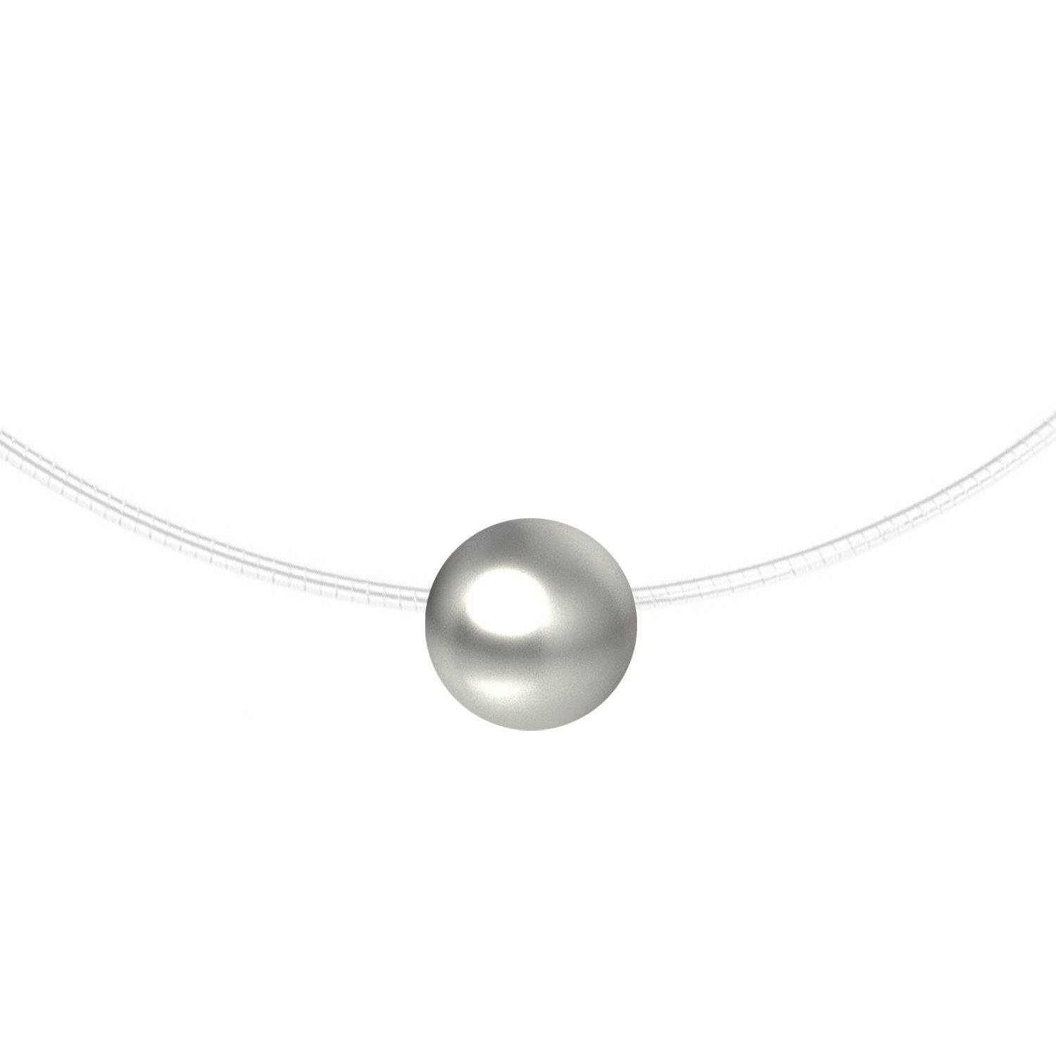 LÖB Kette mit Anhänger Damen Halskette Nylon Collier Perle Perlenanhänger S günstig online kaufen