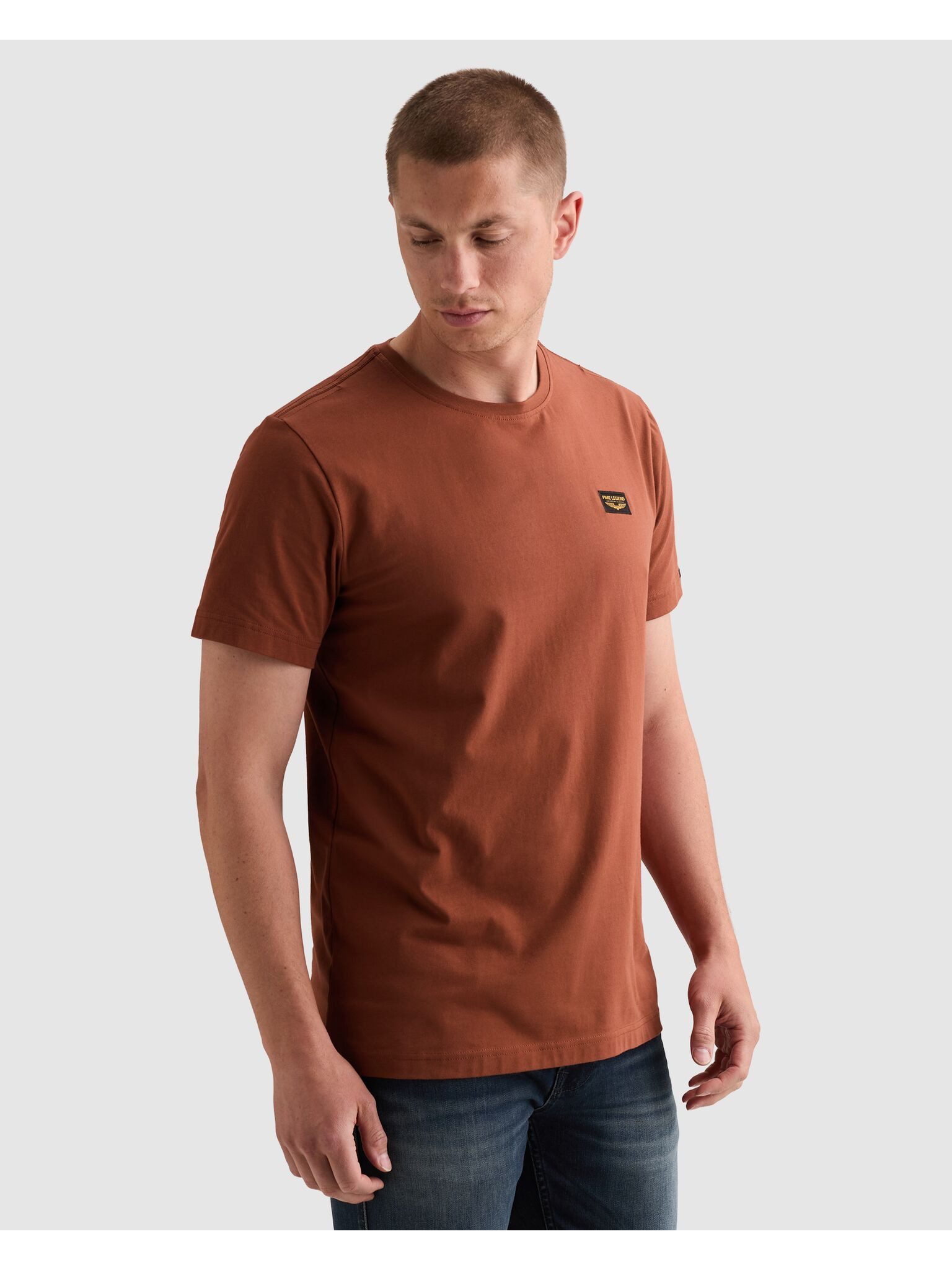 PME LEGEND T-Shirt mit Logobadge