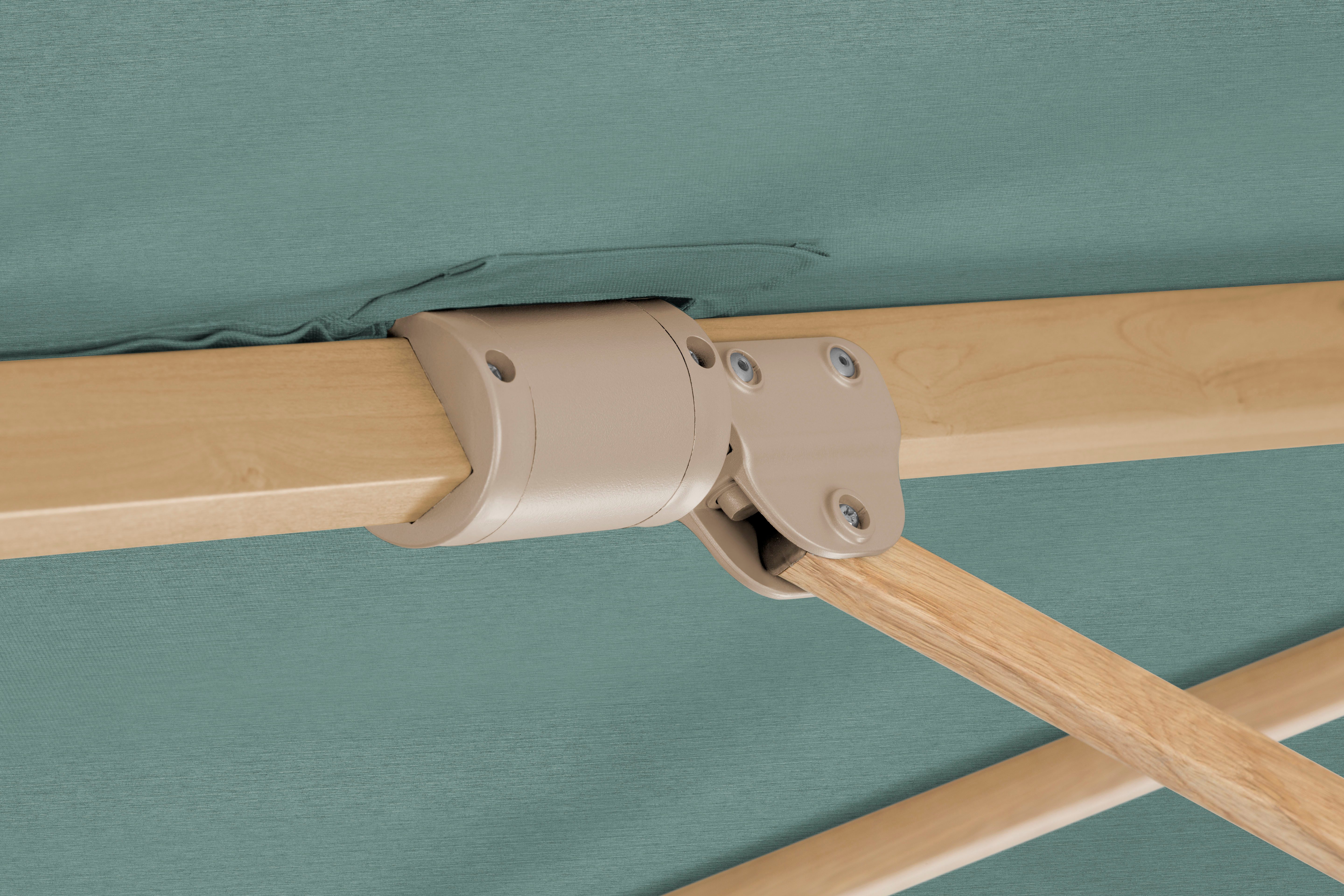 Schneider Schirme Ampelschirm »Rhodos Twist Loft«, LxB: 300x300 cm, 300x300 cm, flexibler Ampelschirm in moderner Leinenstruktur