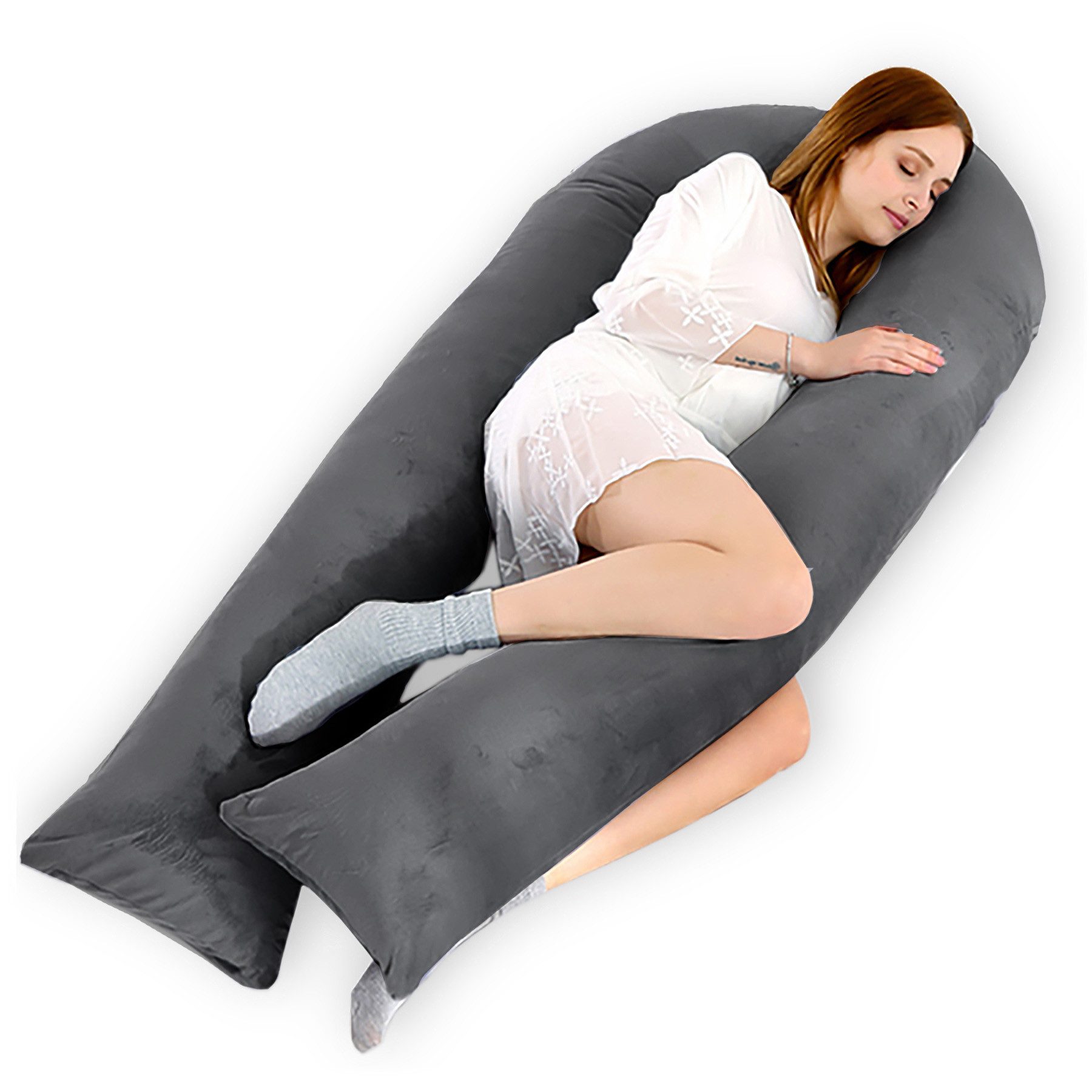 CALIYO Seitenschläferkissen Stillkissen, U-förmiges Schwangerschaftskissen günstig online kaufen