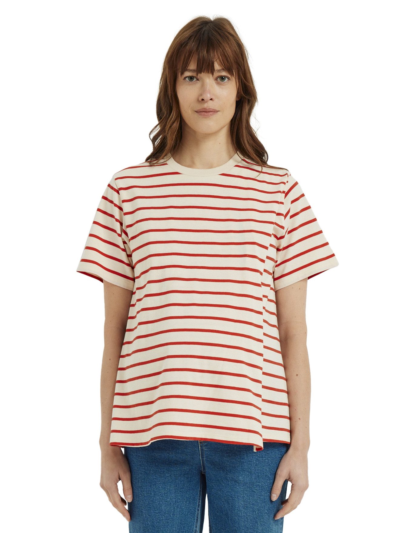 Kurzarmshirt Ringelshirt für Schwangerschaft und Stillzeit