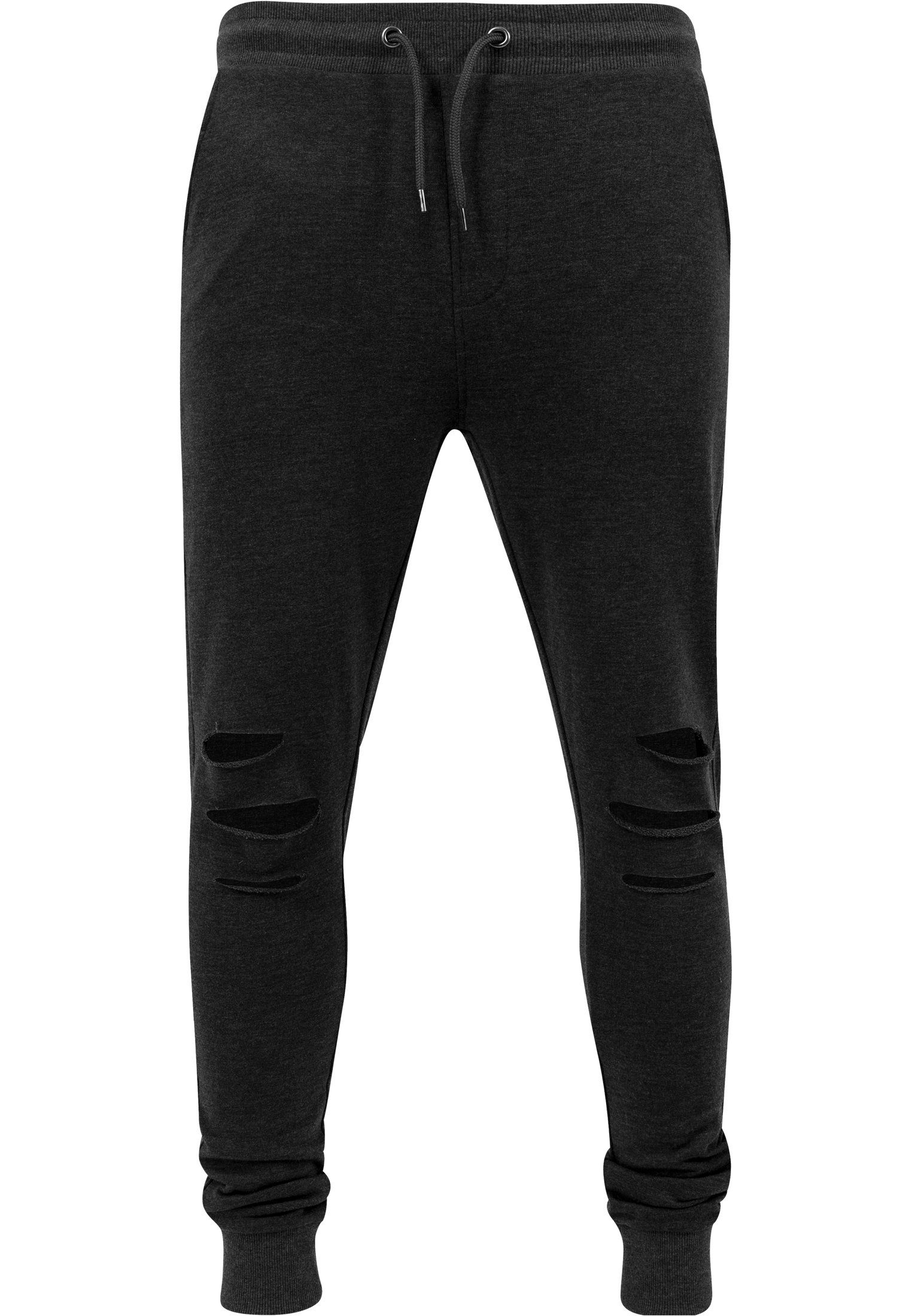 Stoffhose Terry charcoal URBAN CLASSICS TB1385 Cutted