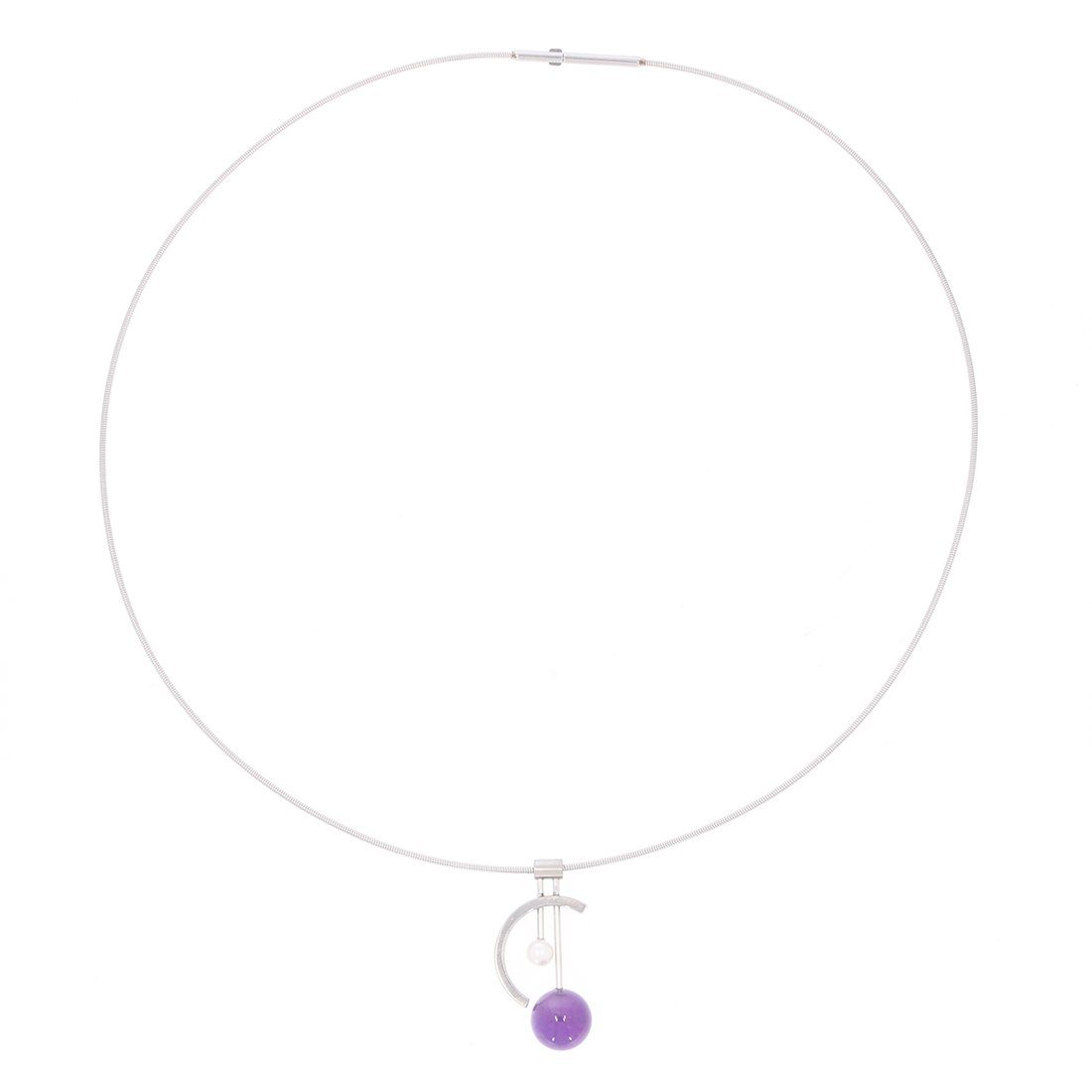 XEN Collier silberfarben...