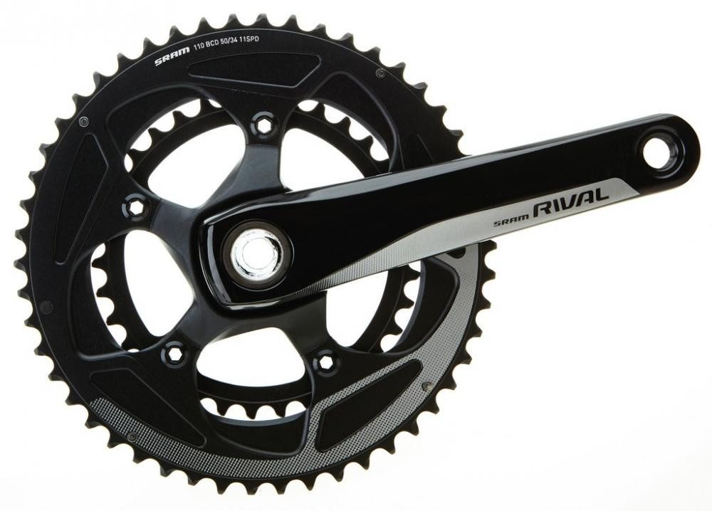 Fahrradkurbel SRAM Rival 22 Kurbelsatz 175 mm GXP 50-34T - effizienter Antrieb für R