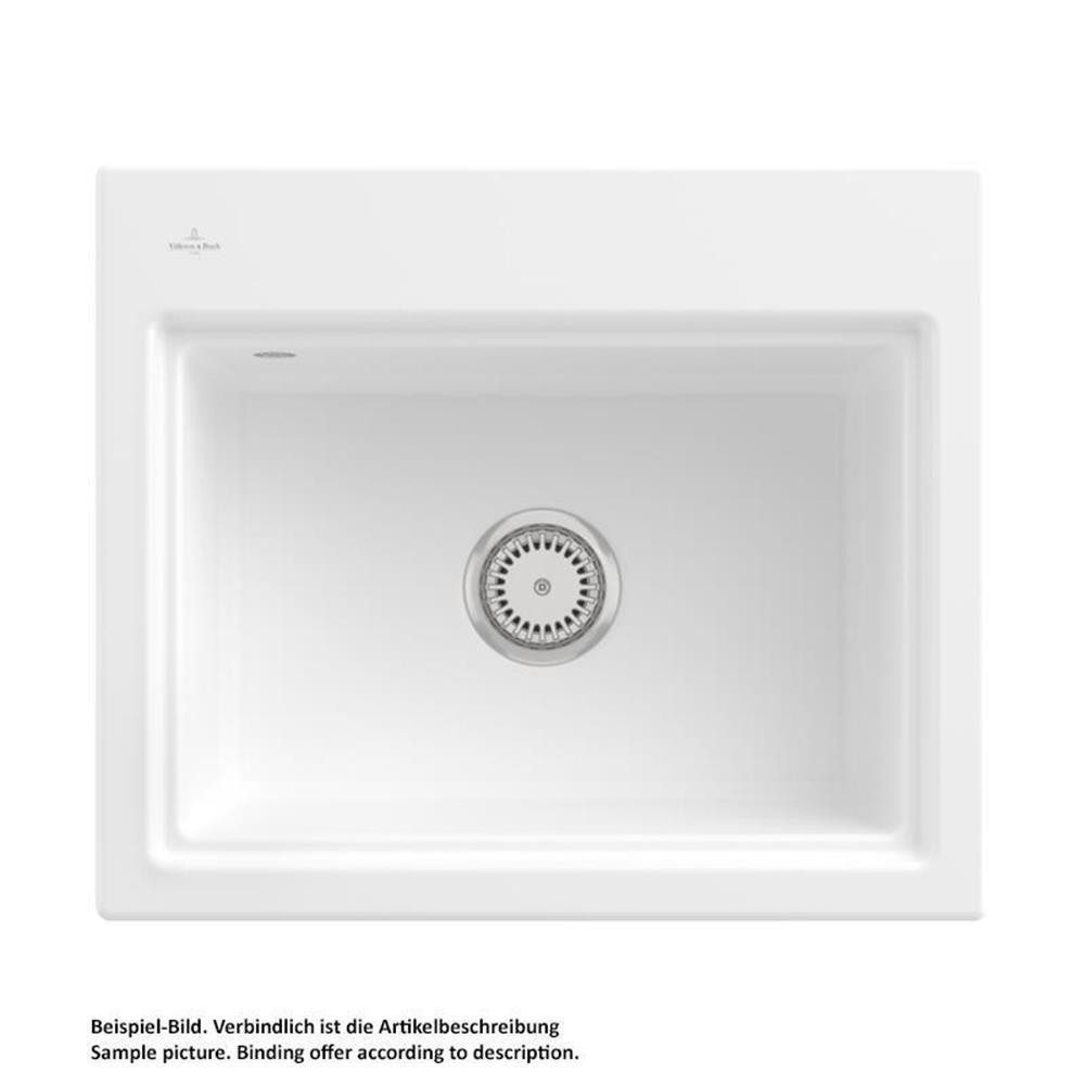 Villeroy & Boch Küchenspüle Subway Style 60 S Classicline SM Steam mit Handbetätigung und Abtropfg, 60/510 cm