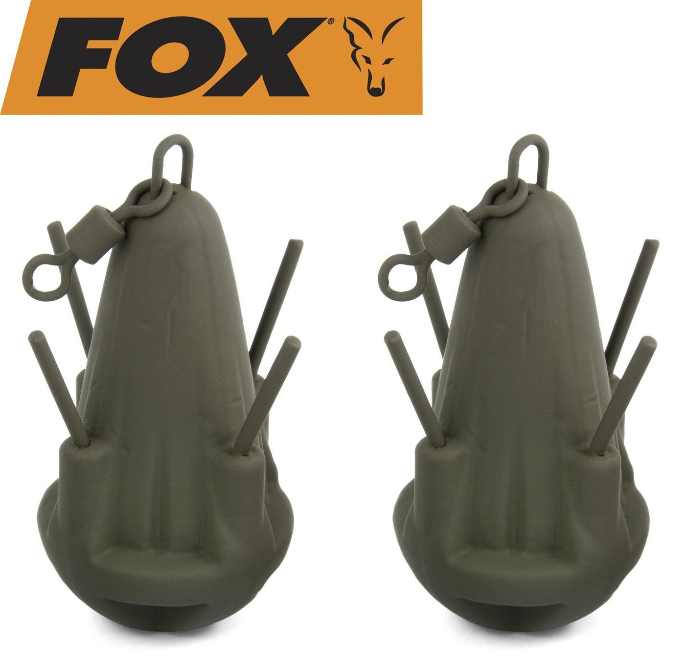 Karpfenblei Fox Grappling Marker Leads - 2 Lotbleie