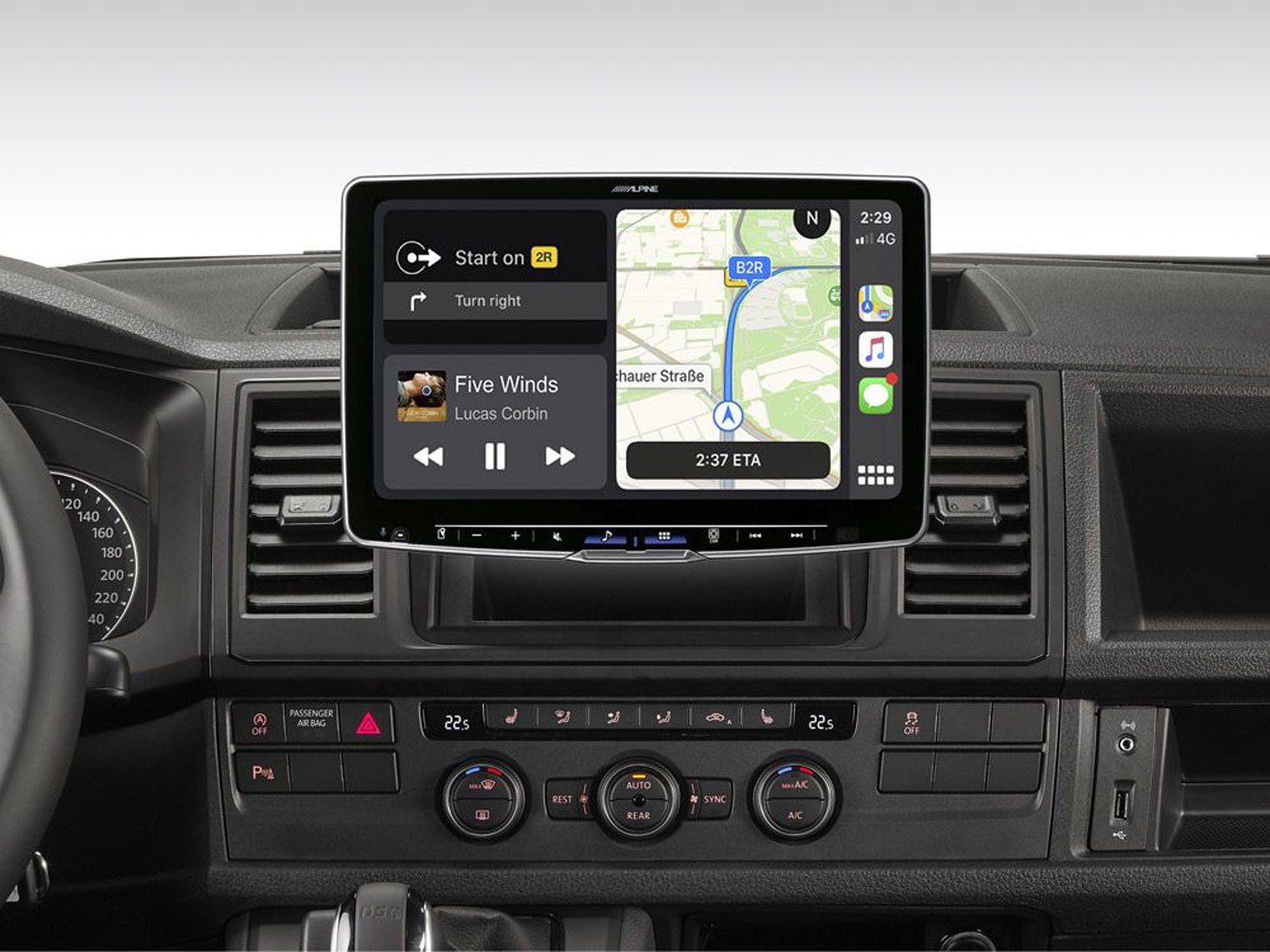iLX-F115T61 Autoradio Bluetooth Android ALPINE Radio DAB+ T6.1 11-Zoll Volkswagen VW