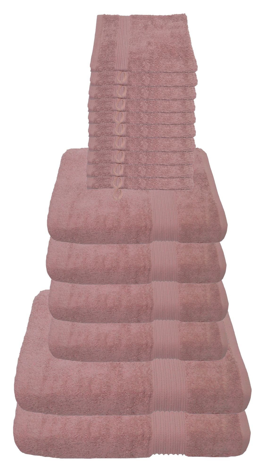 Julie Julsen Handtücher 16-Handtücher-Pastell Rosa, Baumwolle günstig online kaufen