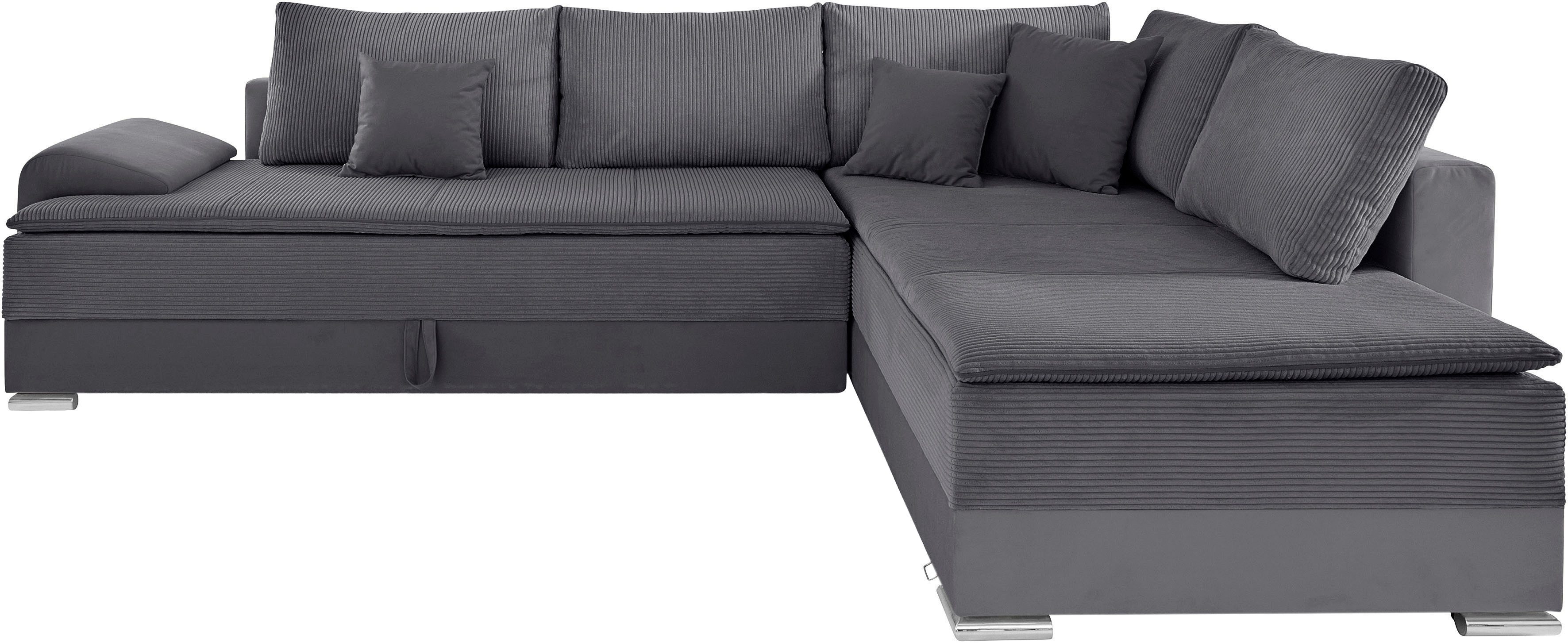 Home affaire Ecksofa Night & Day L-Form, B: 324 cm, mit Dauer-Schlaffunktio günstig online kaufen
