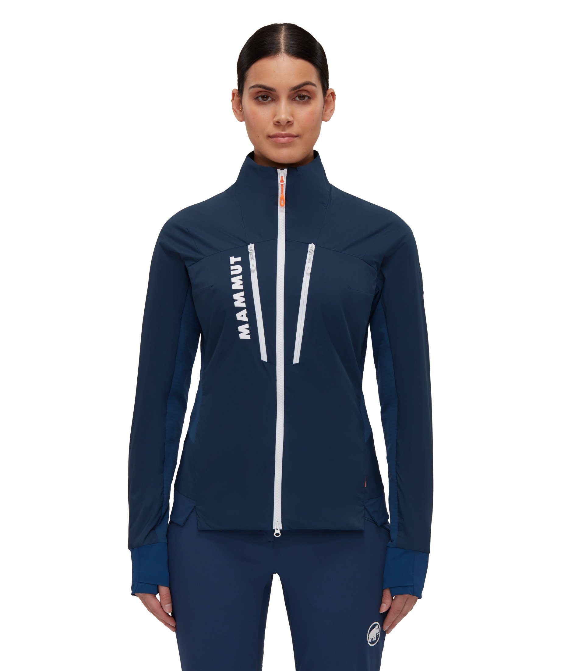 Jacket marine-white Insulation Hybrid IN Mammut Women Aenergy Hybridjacke