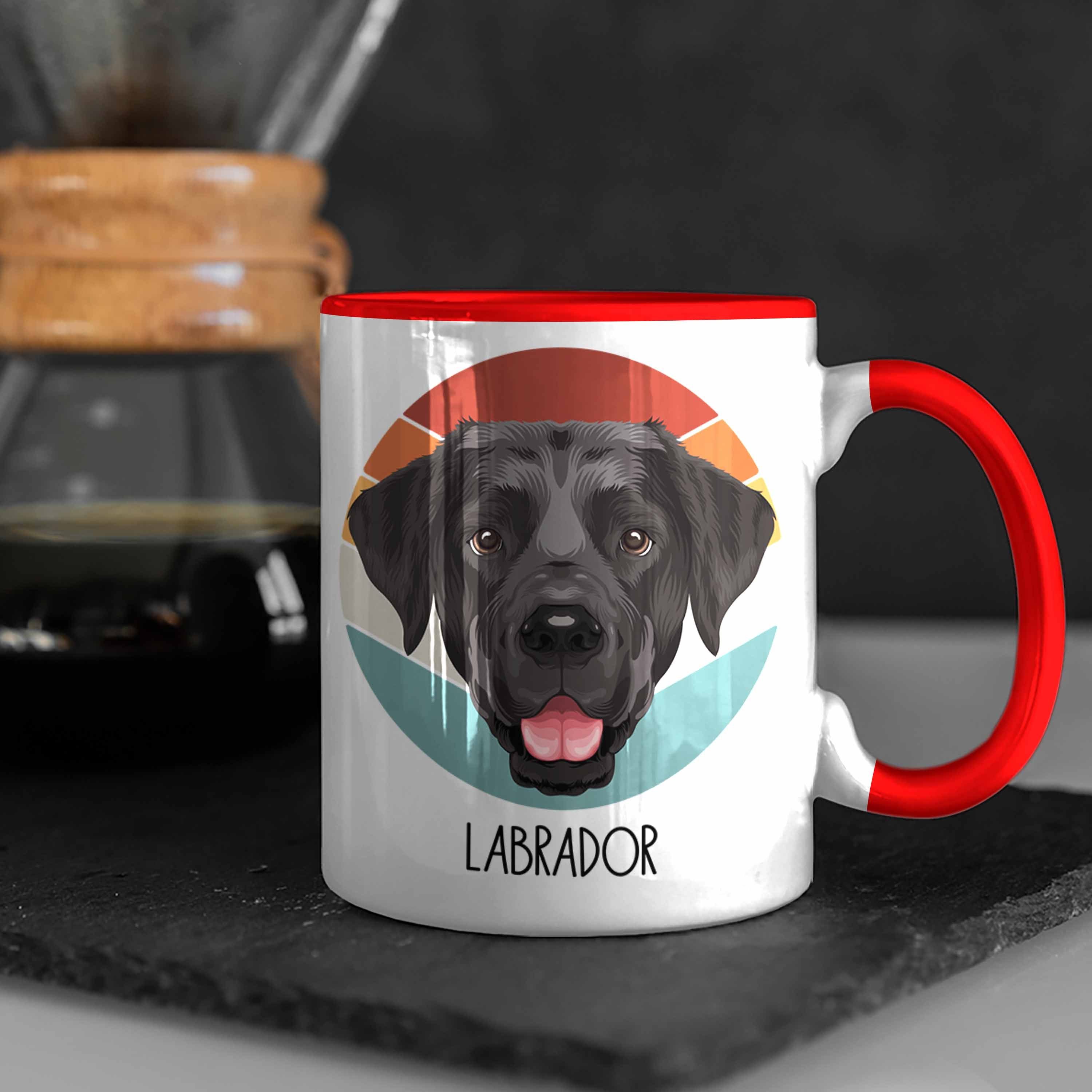 Geschenk Spruch Rot Geschenkidee Labrador Tasse Besitzer Tasse Labrador Lustiger Trendation